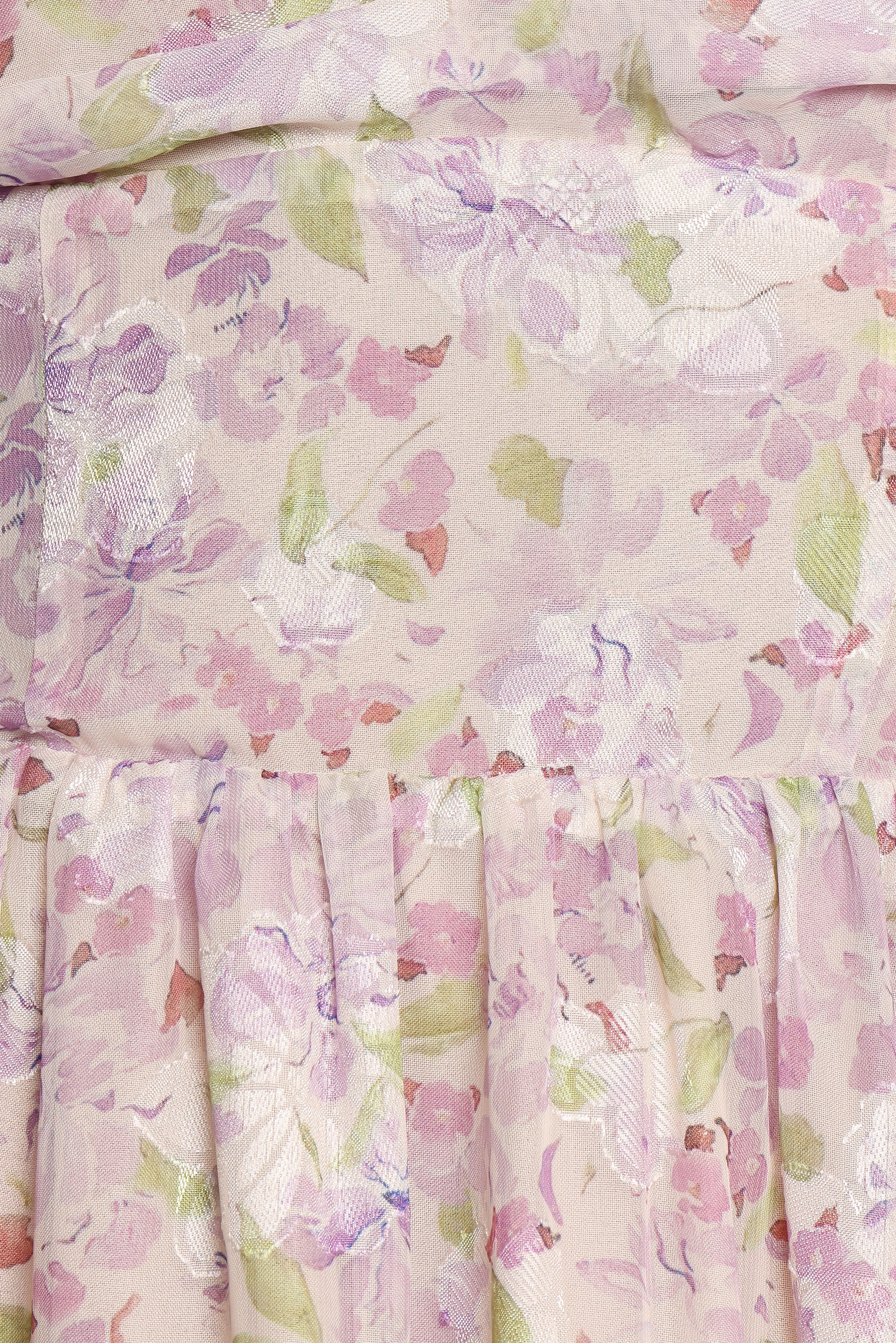 Purple Floral Hayden Maxi Dress with Adjustable Straps