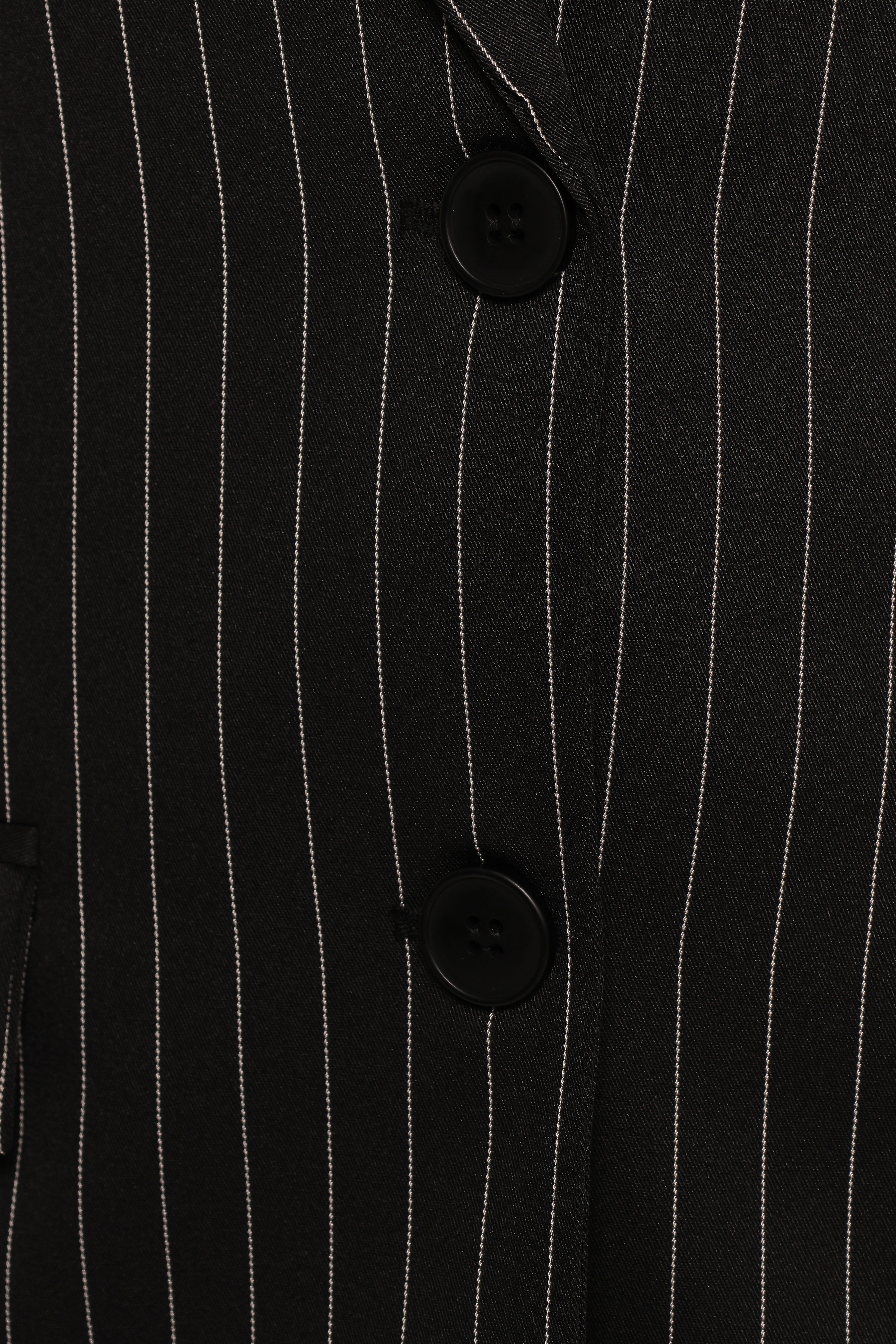 Livia Black Pinstripe Blazer for Women - Relaxed Fit