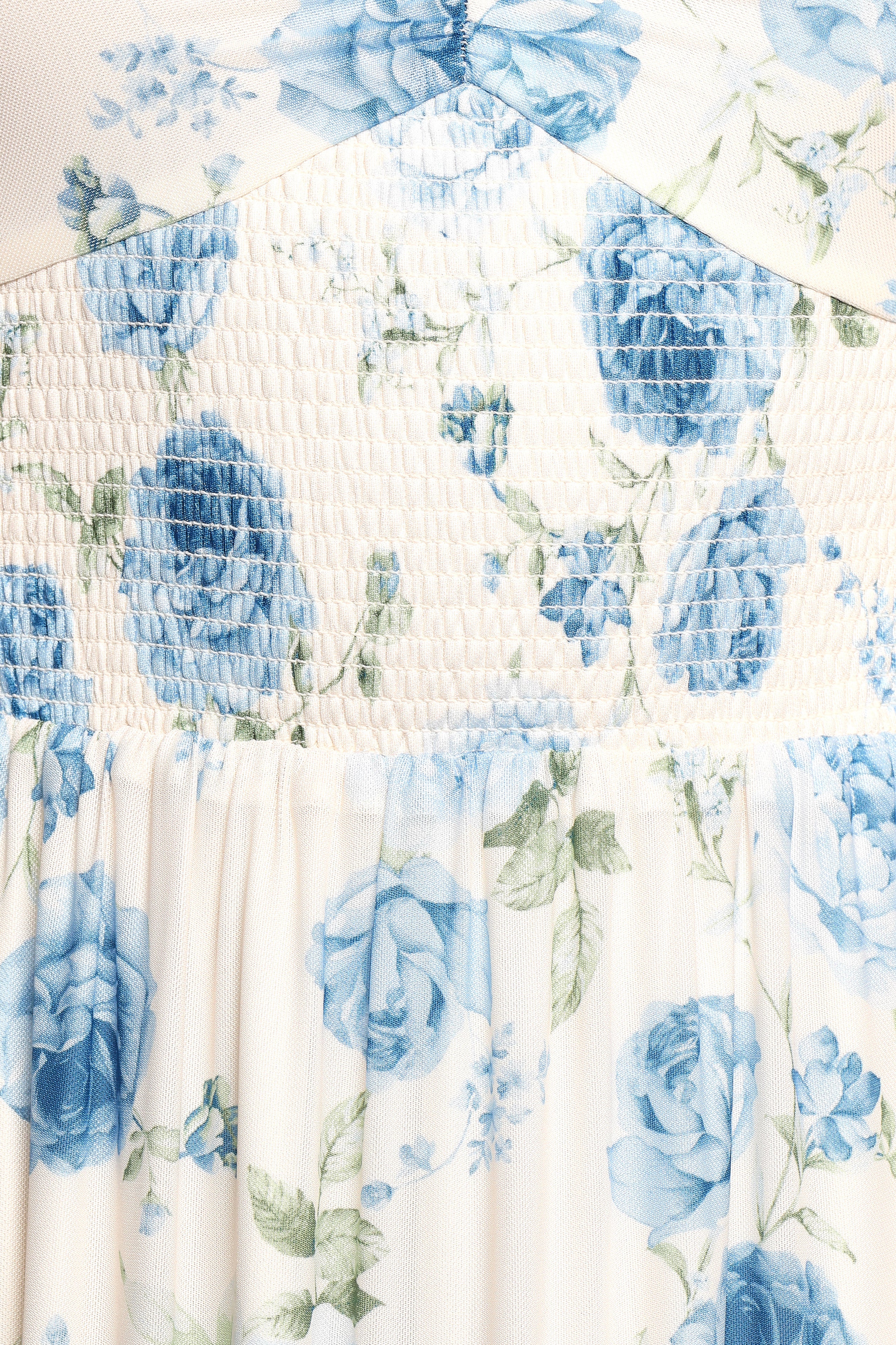 Devon Floral Maxi Dress with Square Neckline - Summer Song
