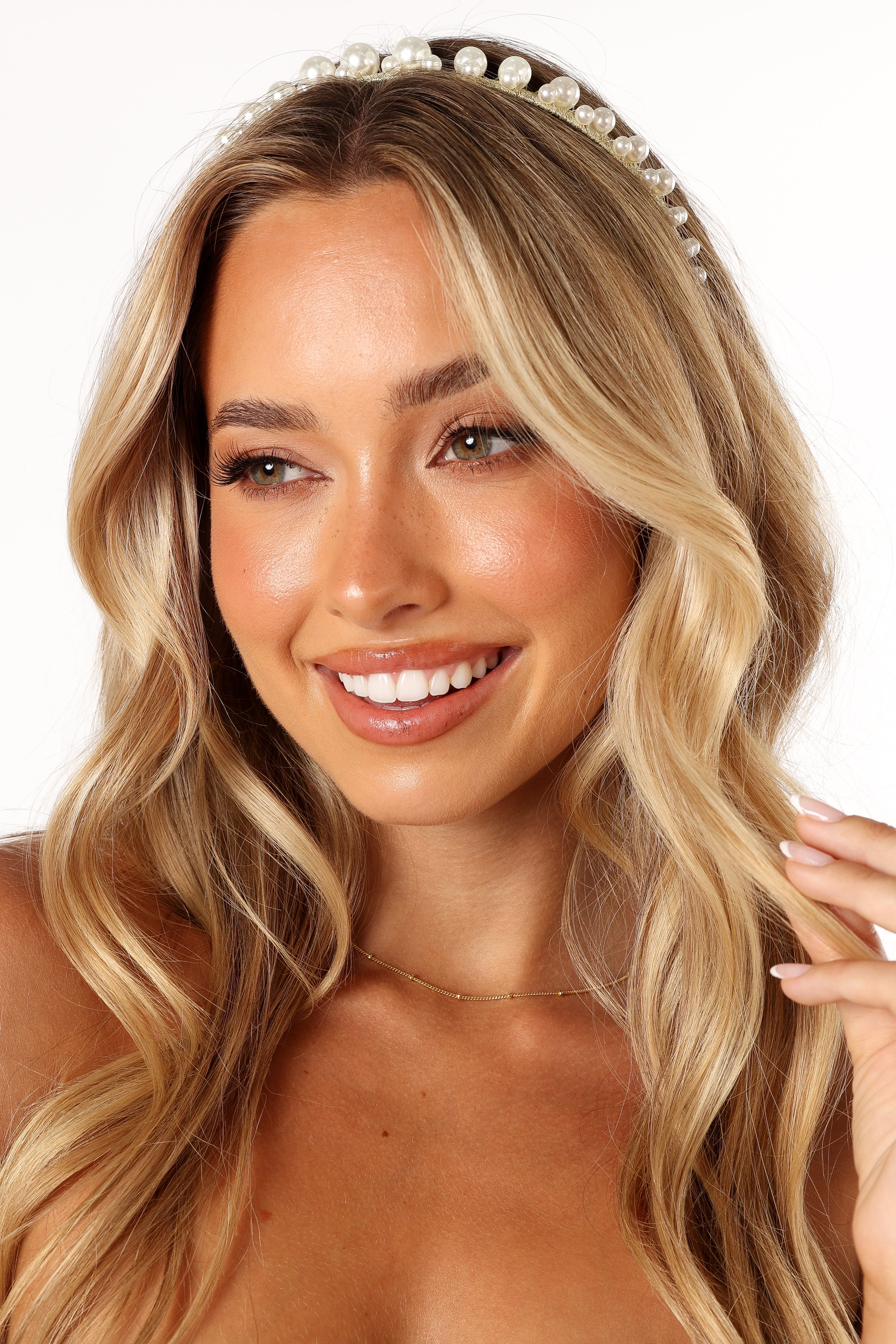 Pearl Double Band Headband - Baylee Elegant Hair Accessory
