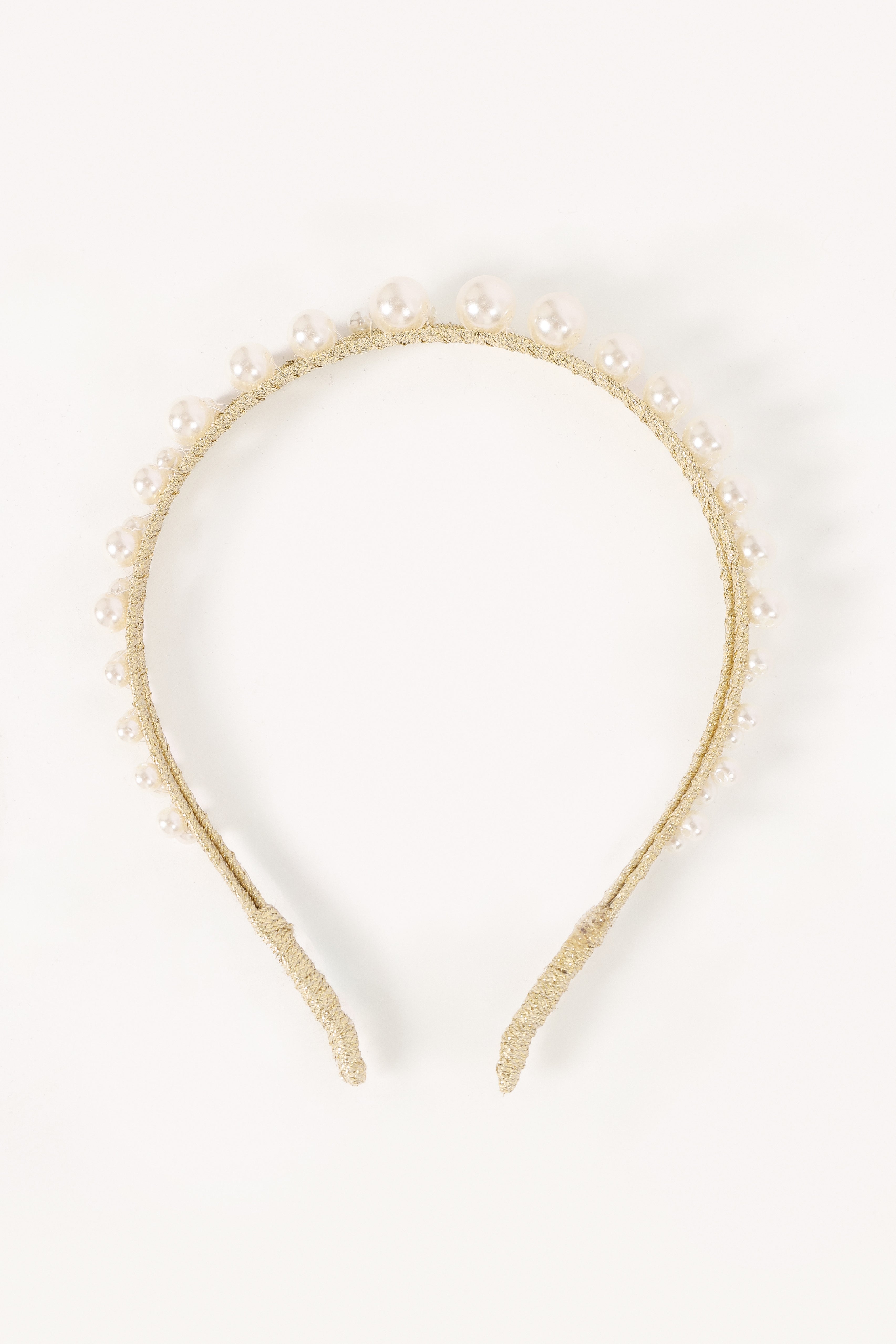 Pearl Double Band Headband - Baylee Elegant Hair Accessory