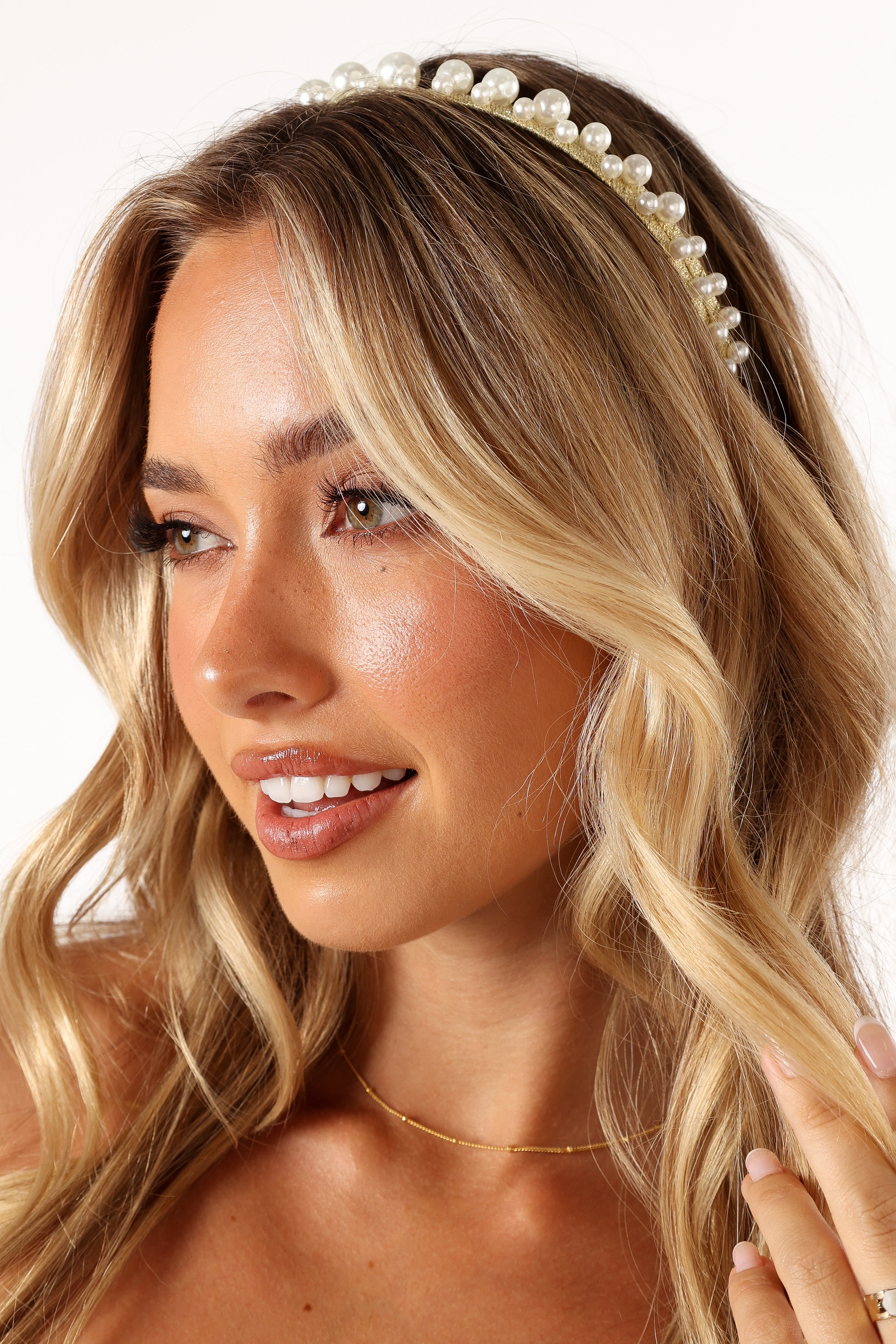 Pearl Double Band Headband - Baylee Elegant Hair Accessory