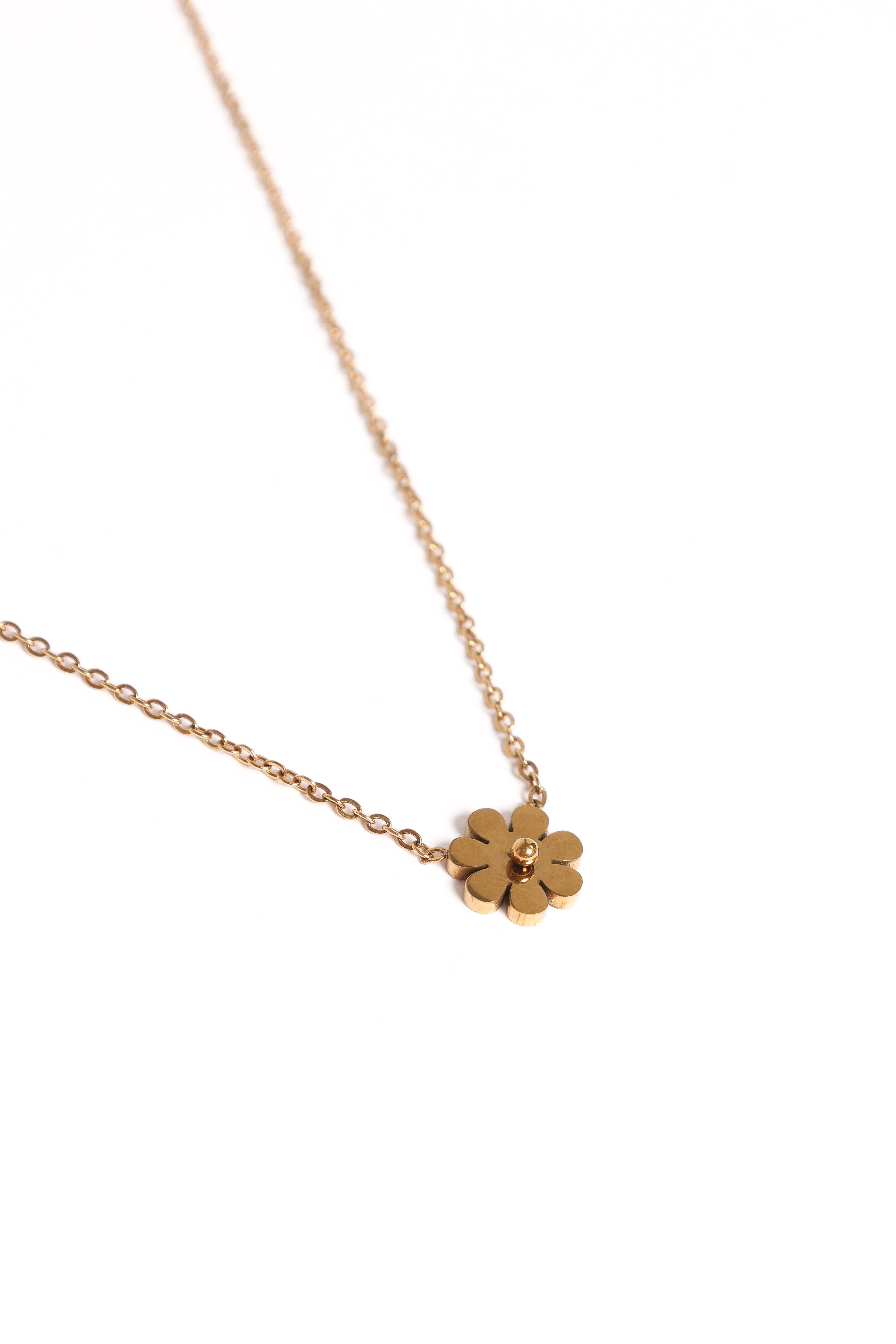 Delicate Gold Flower Pendant Necklace - Skye Jewelry