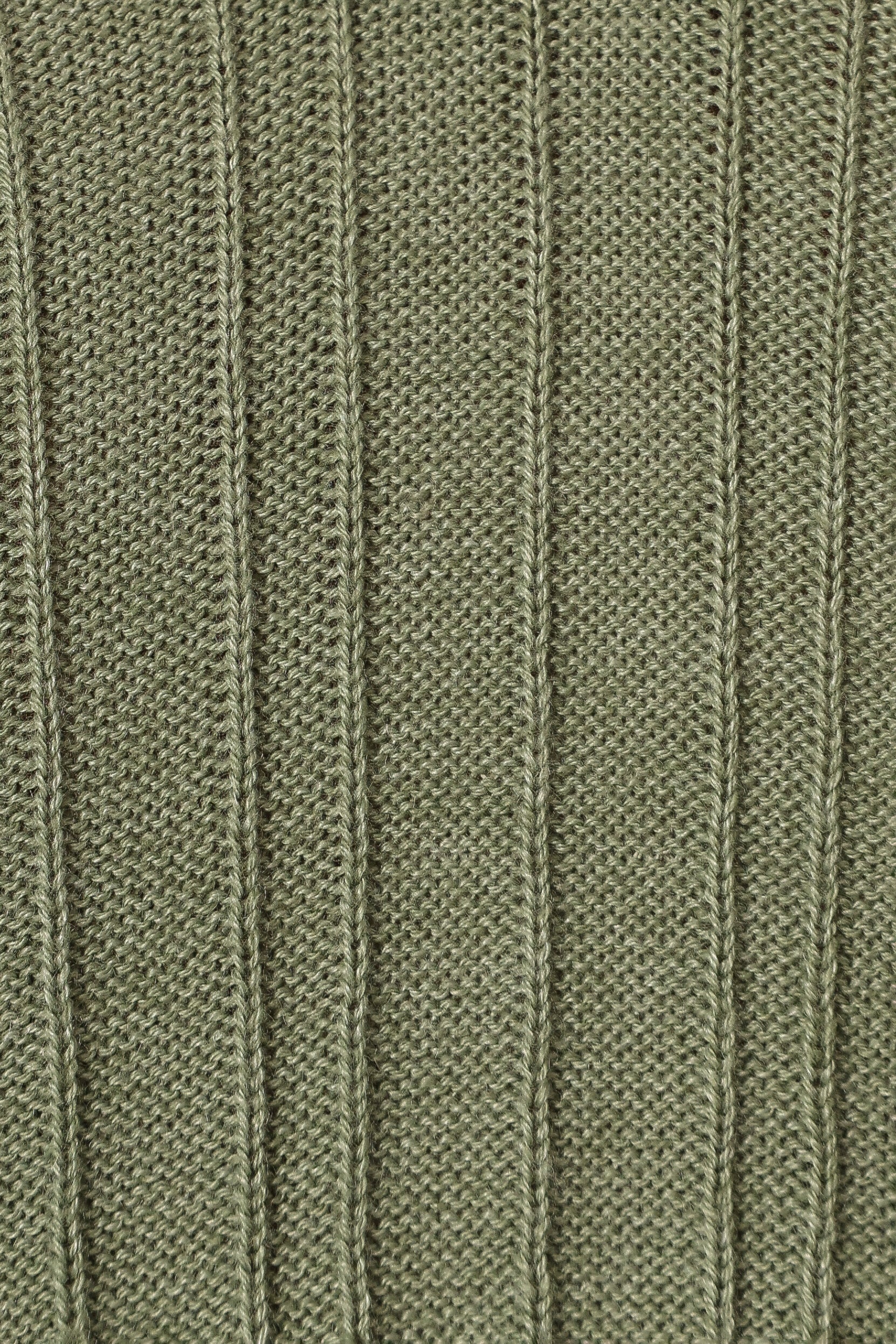 Sonole High Waist Cable Knit Wide Leg Pants - Khaki