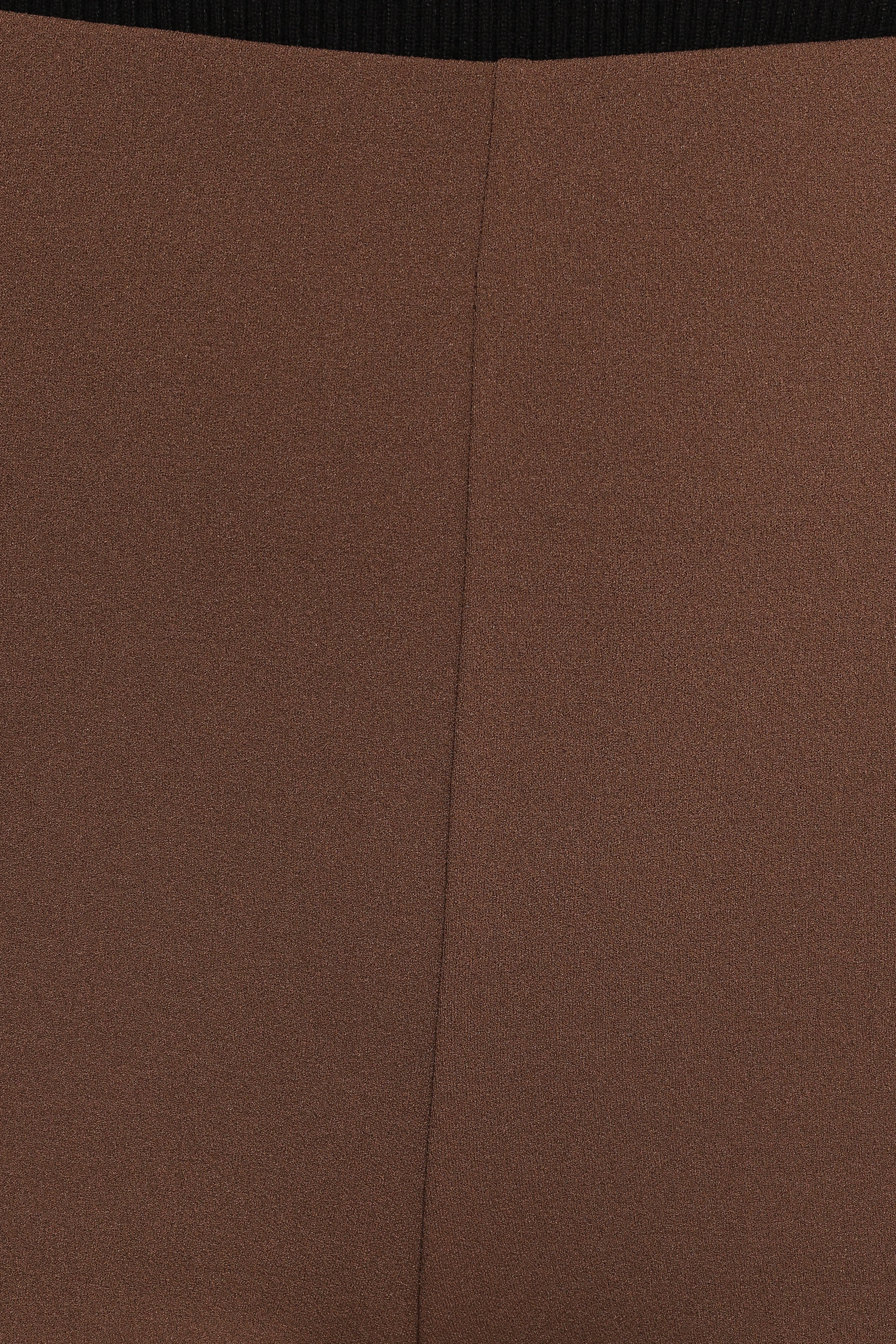 High Waisted Colette Pants - Brown Straight Leg Trousers