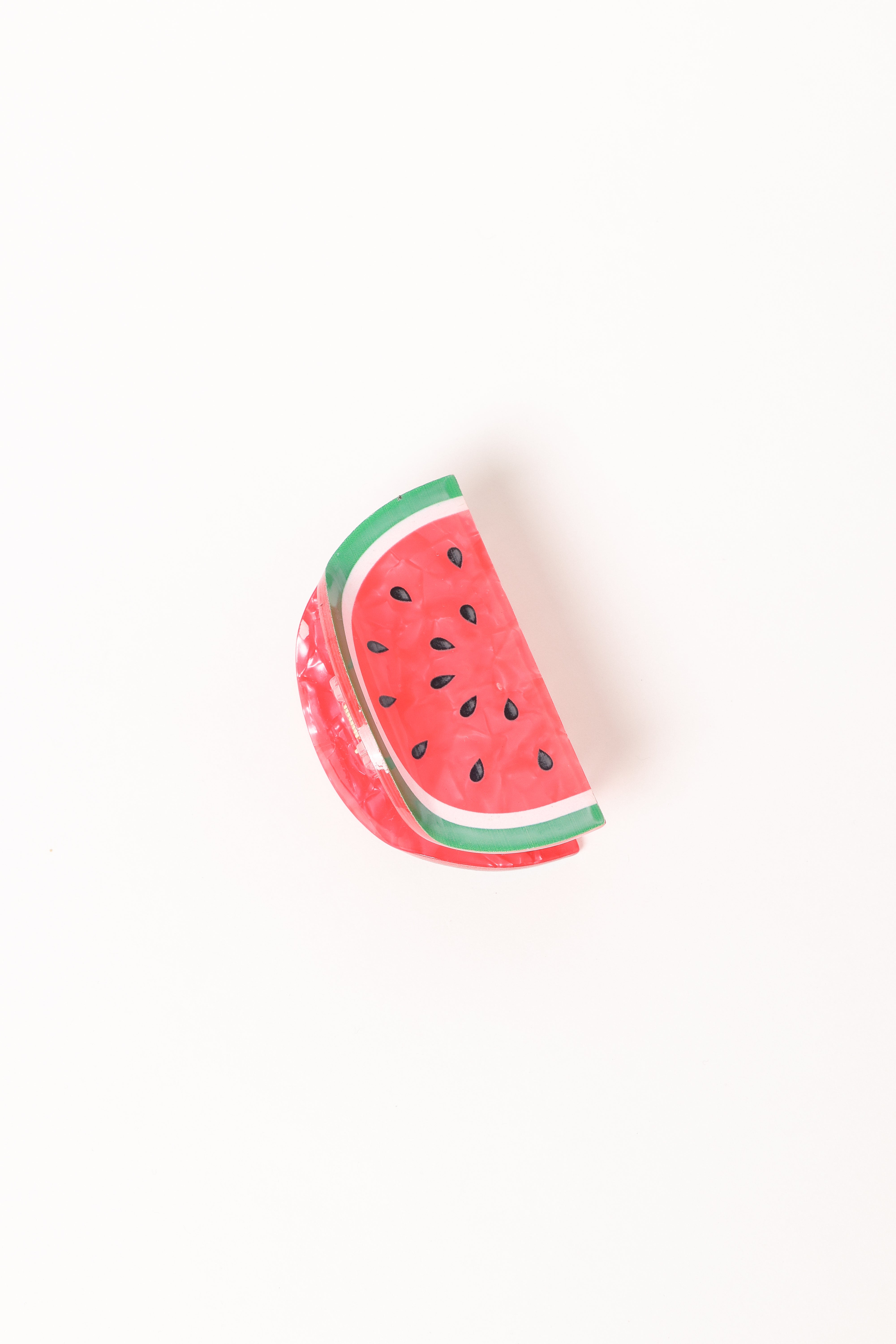 Amina Watermelon Hair Claw Clip - Resin Hair Clasp