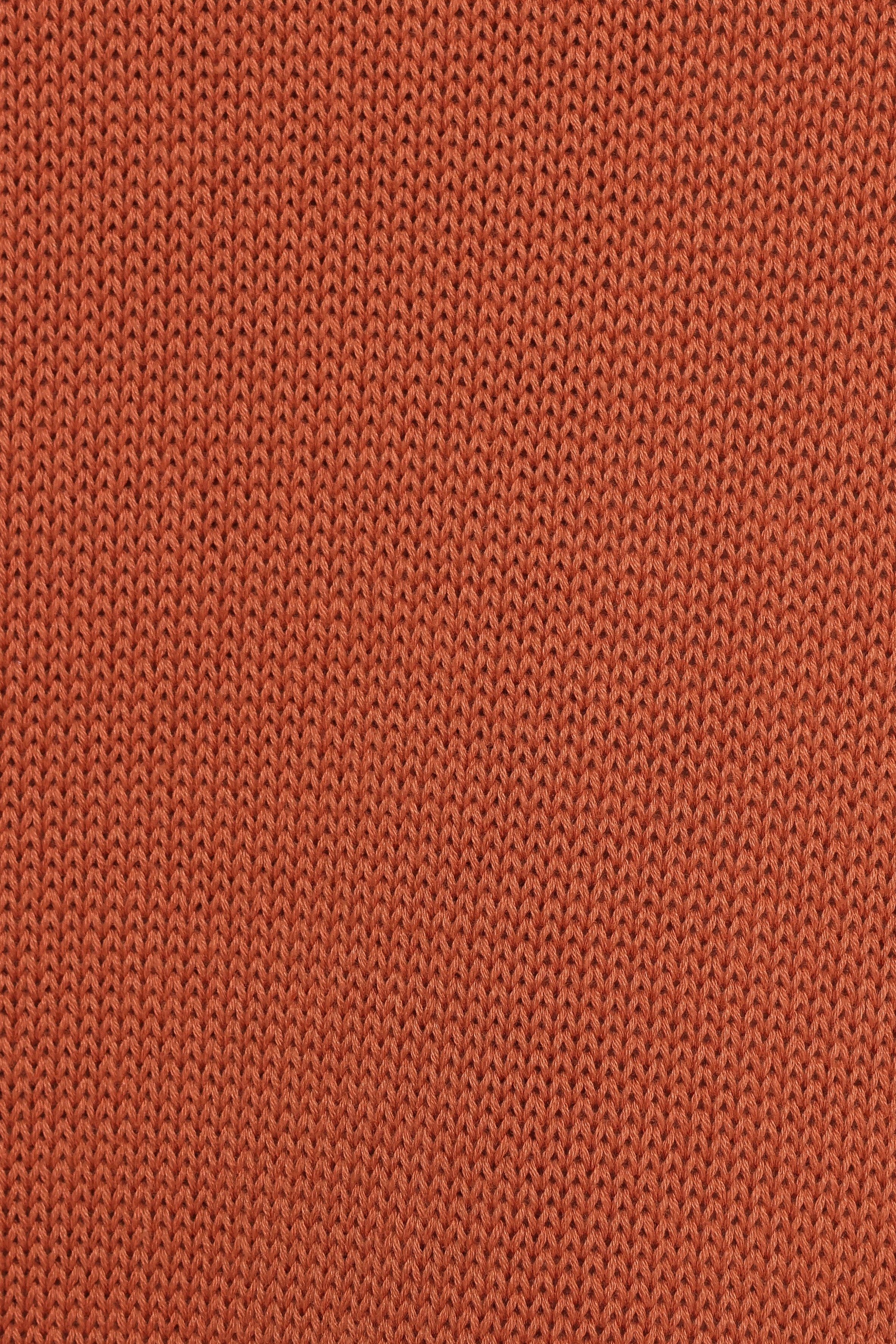 Rooney High Waisted Cotton Knit Skirt - Cinnamon Maxi Length