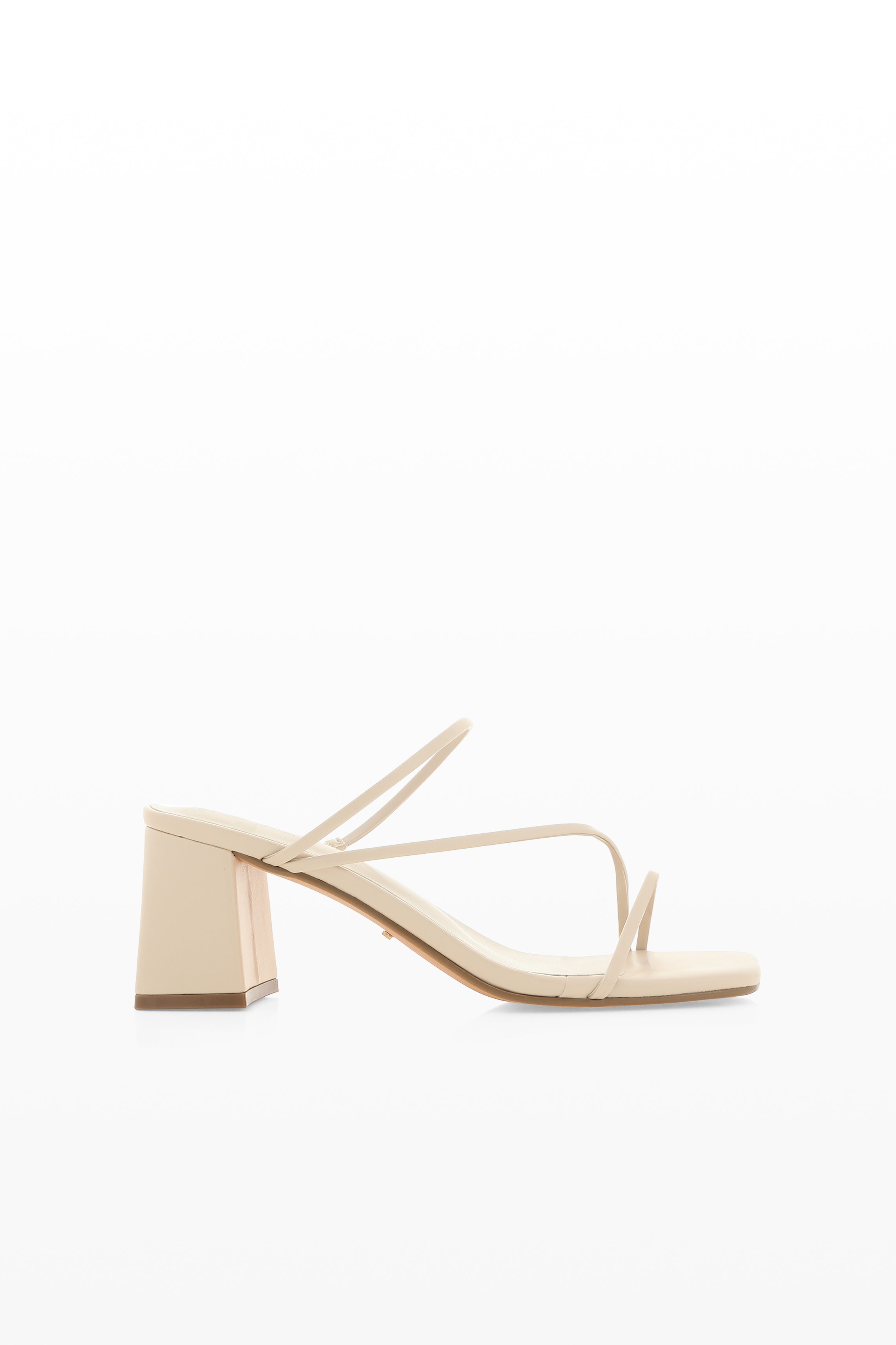Buttercream Yazmin Block Heel Sandals with Square Toe