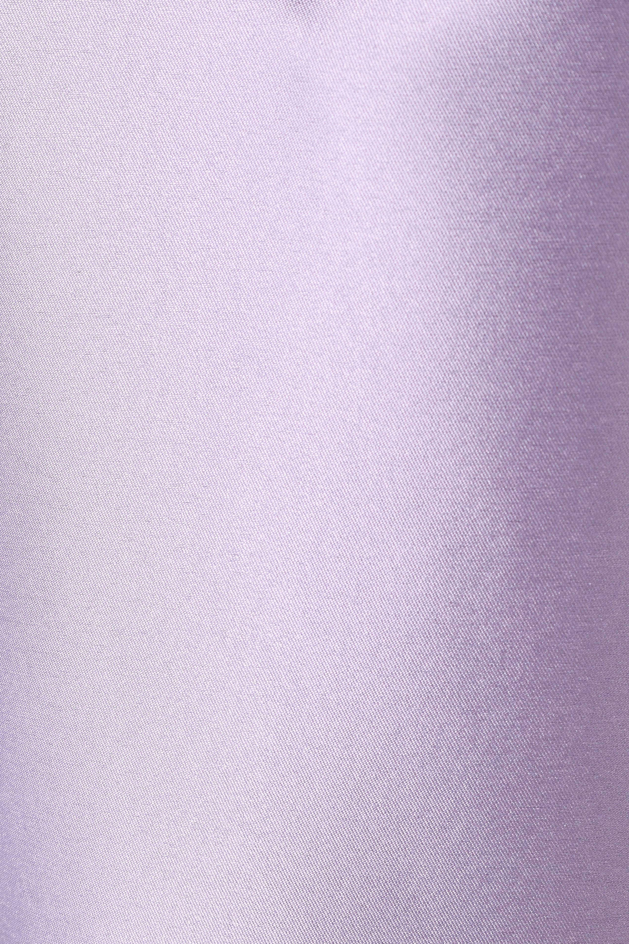 Lavender Novan Midi Dress with V-Neck & Adjustable Straps