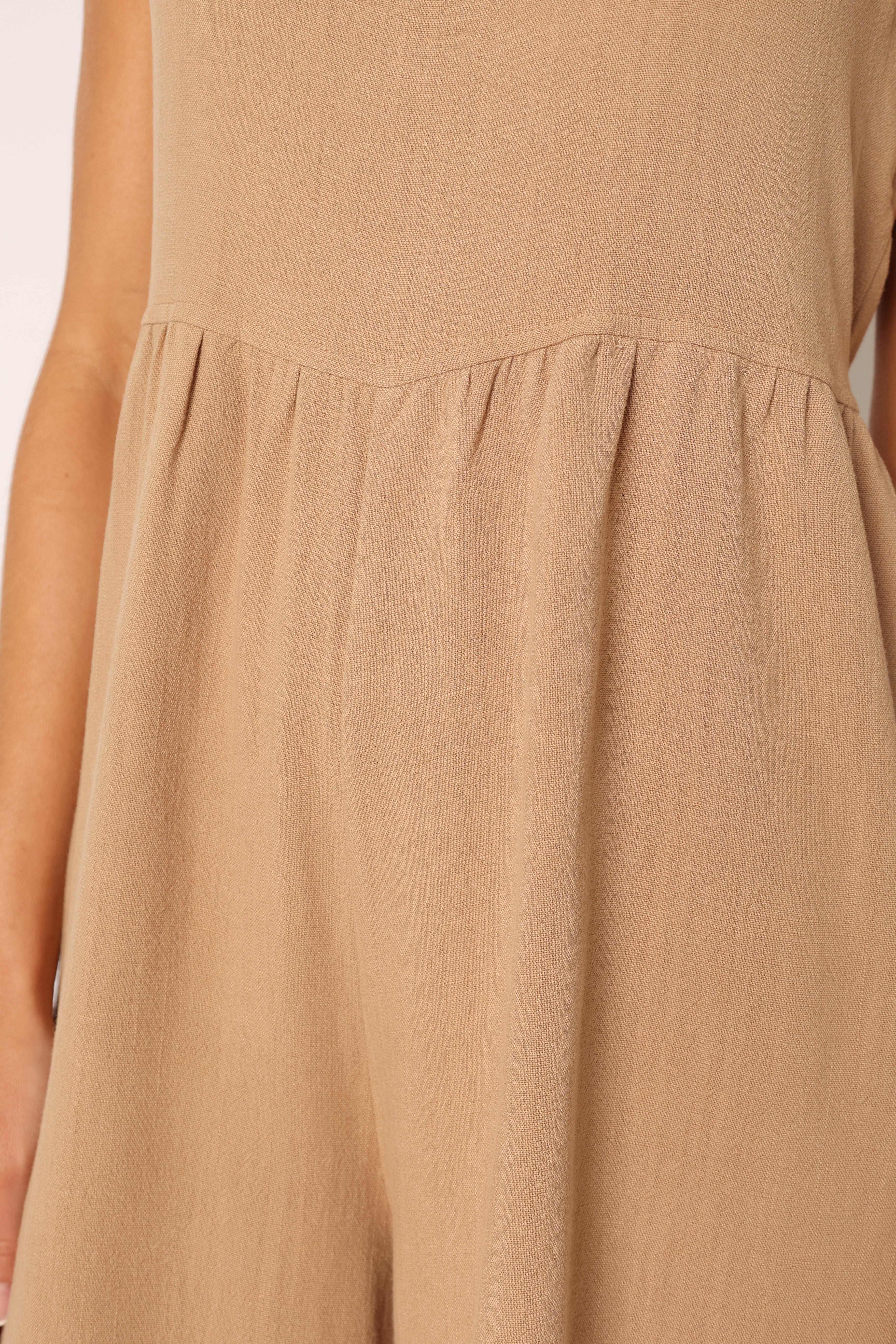 Ayla Linen Jumpsuit for Women - Wide Leg & Elastic Waist