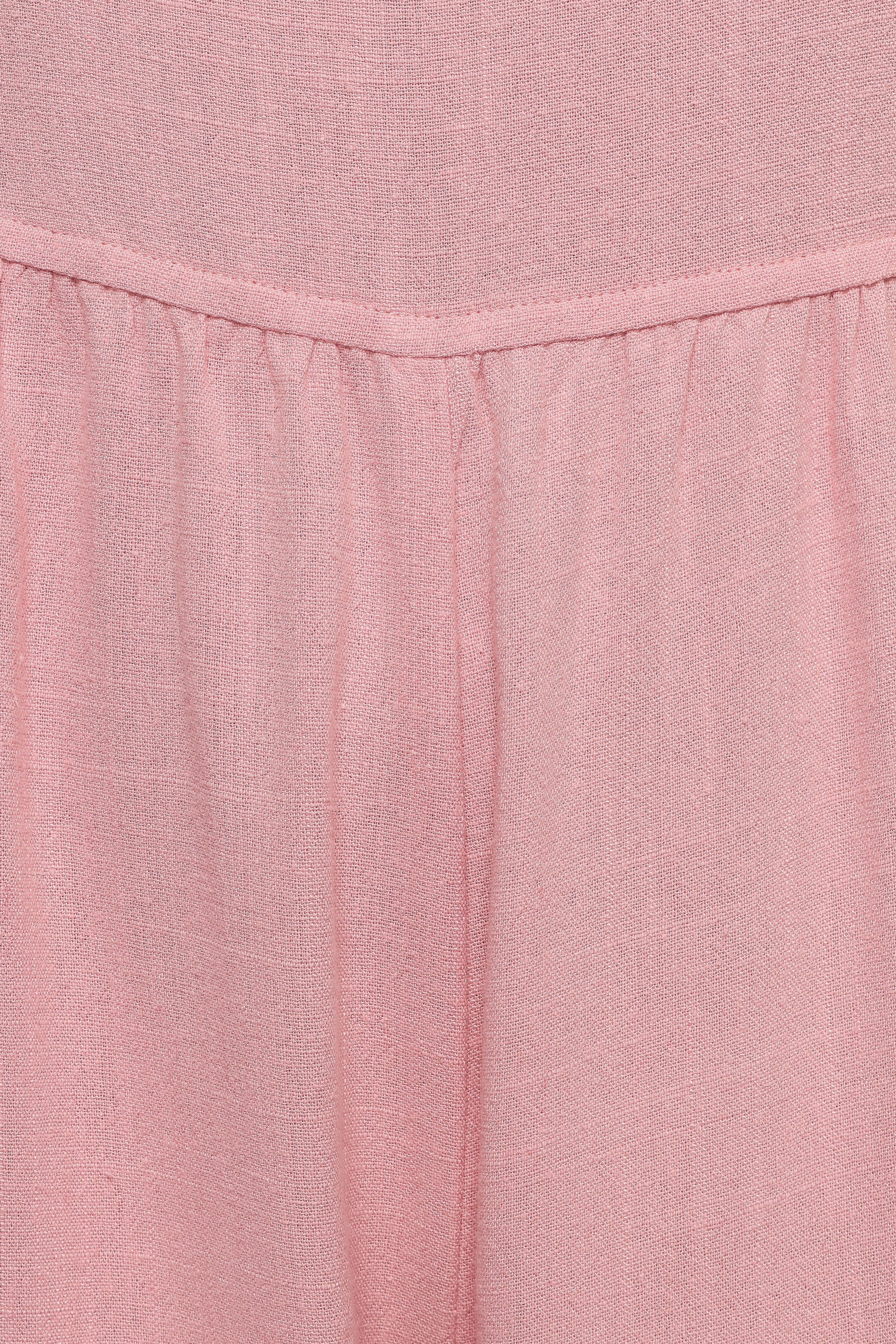 Linen Jumpsuit for Women - Ayla Wide Leg Pale Pink Romper