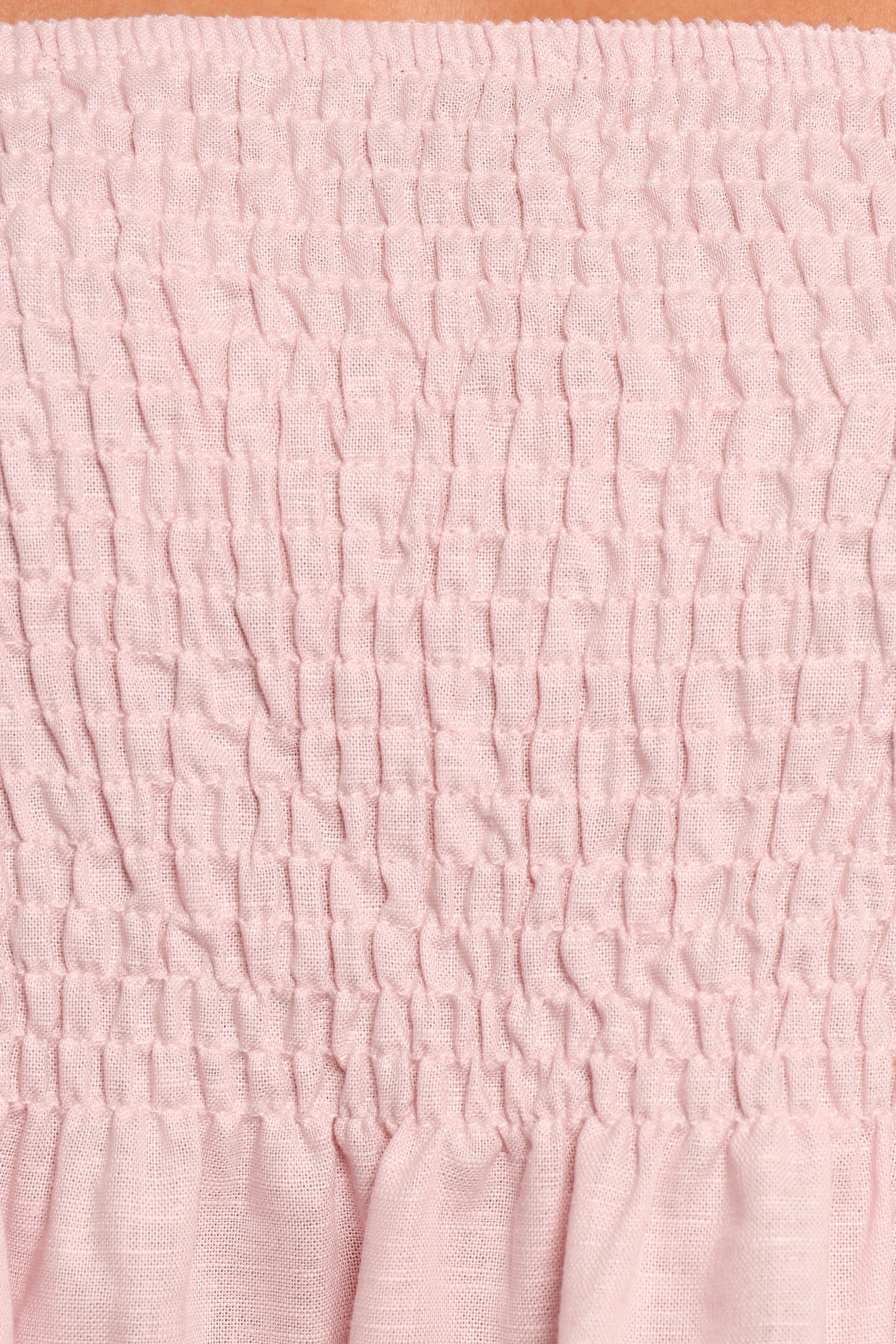 Giorgi Pink Linen Cotton Midi Dress with Pockets & Adjustable Straps