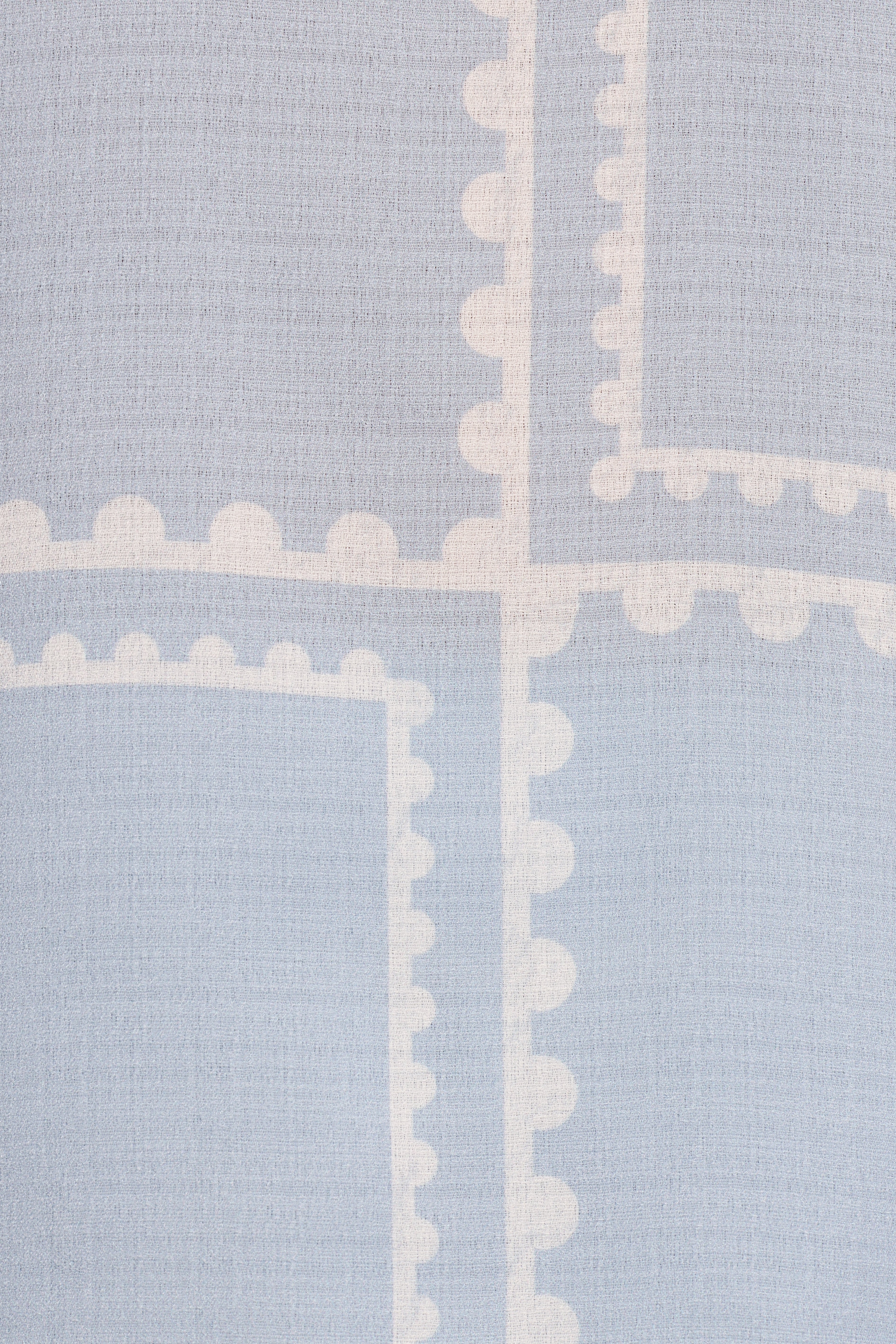 Linen Blend Strapless Pant Set - Ezra Light Blue Wide Leg