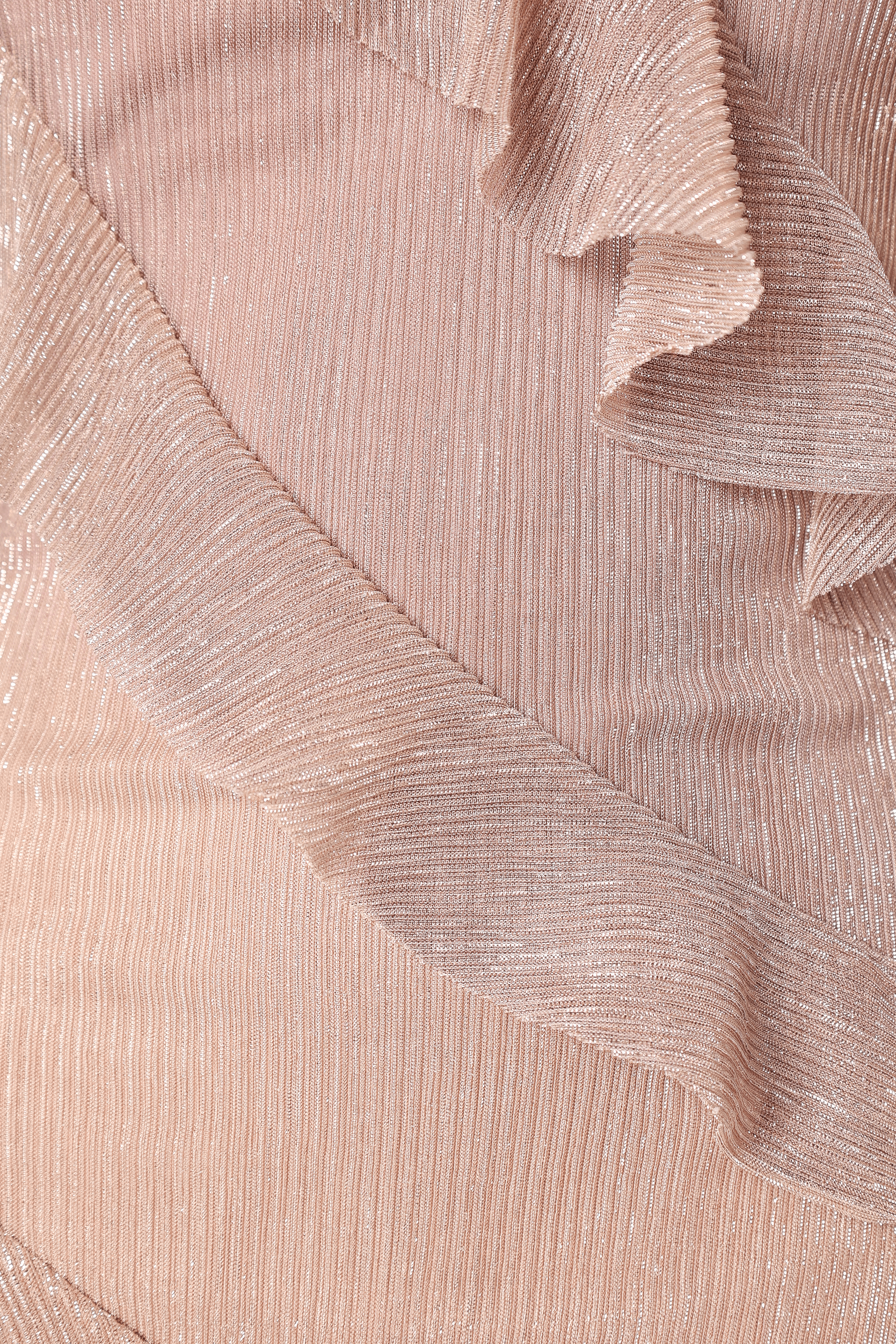 Ciao V-Neck Ruffled Maxi Dress in Dusty Lavender