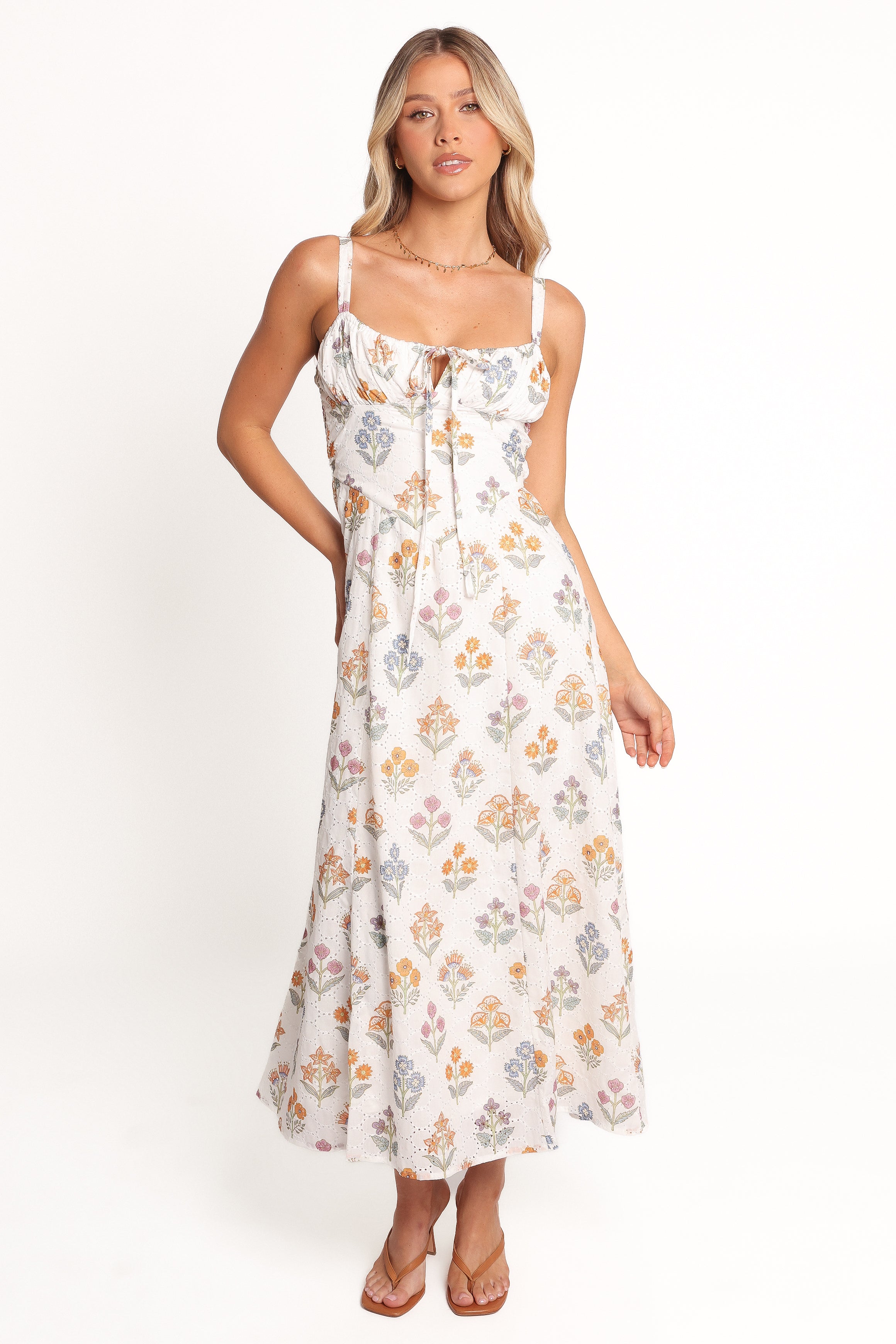 Floral Maxi Dress for Women - Lorelei Sleeveless Summer Dress