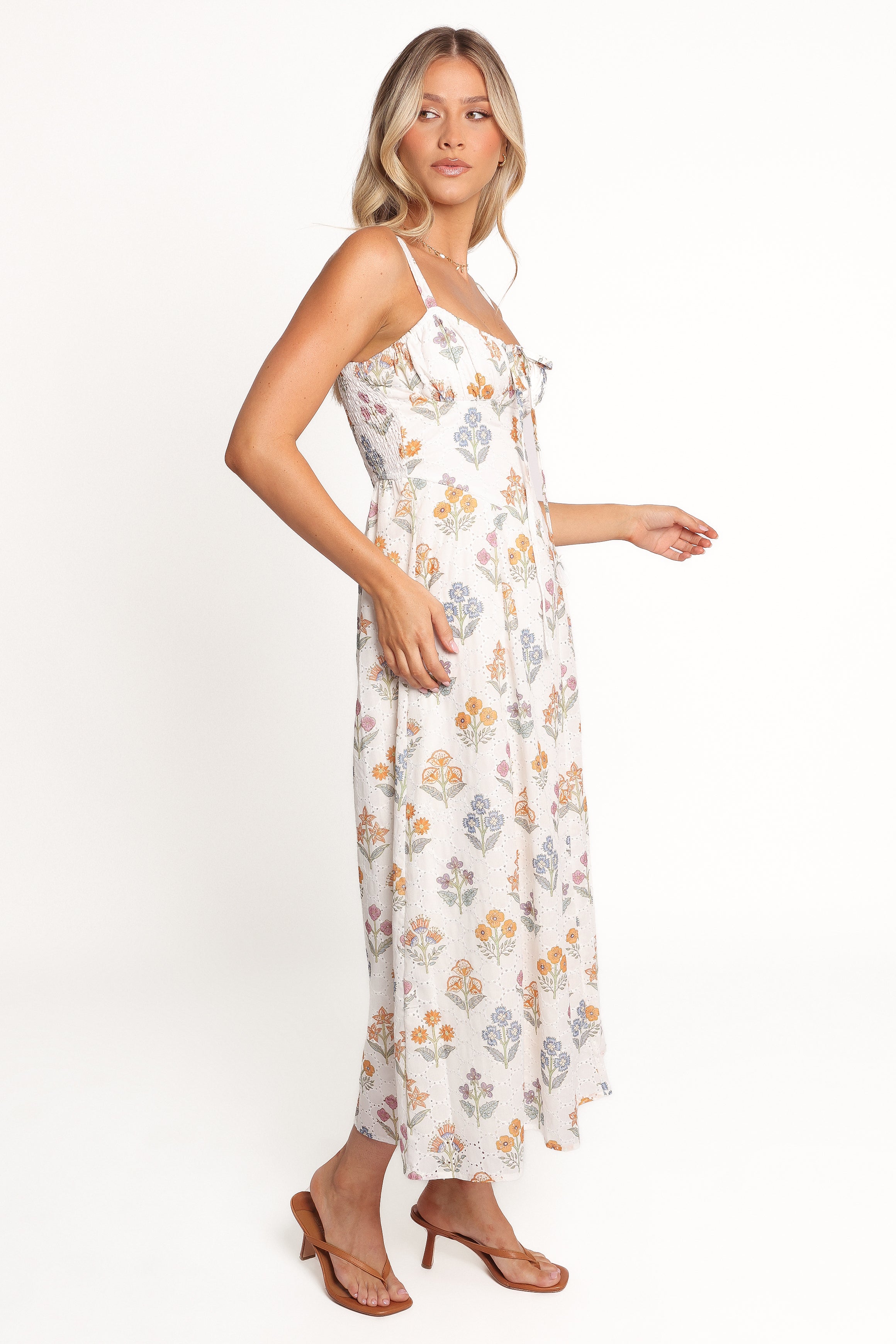Floral Maxi Dress for Women - Lorelei Sleeveless Summer Dress