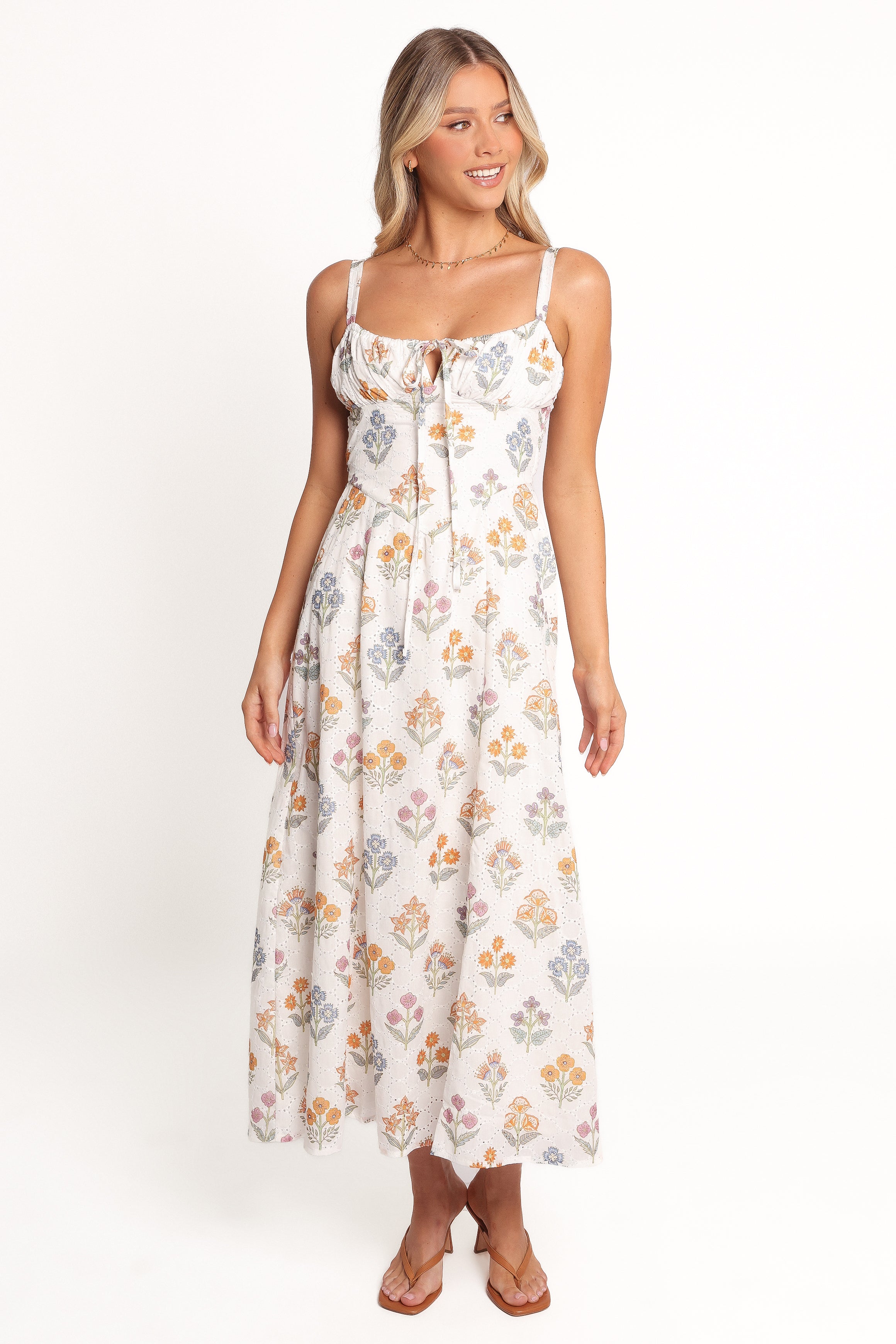 Floral Maxi Dress for Women - Lorelei Sleeveless Summer Dress