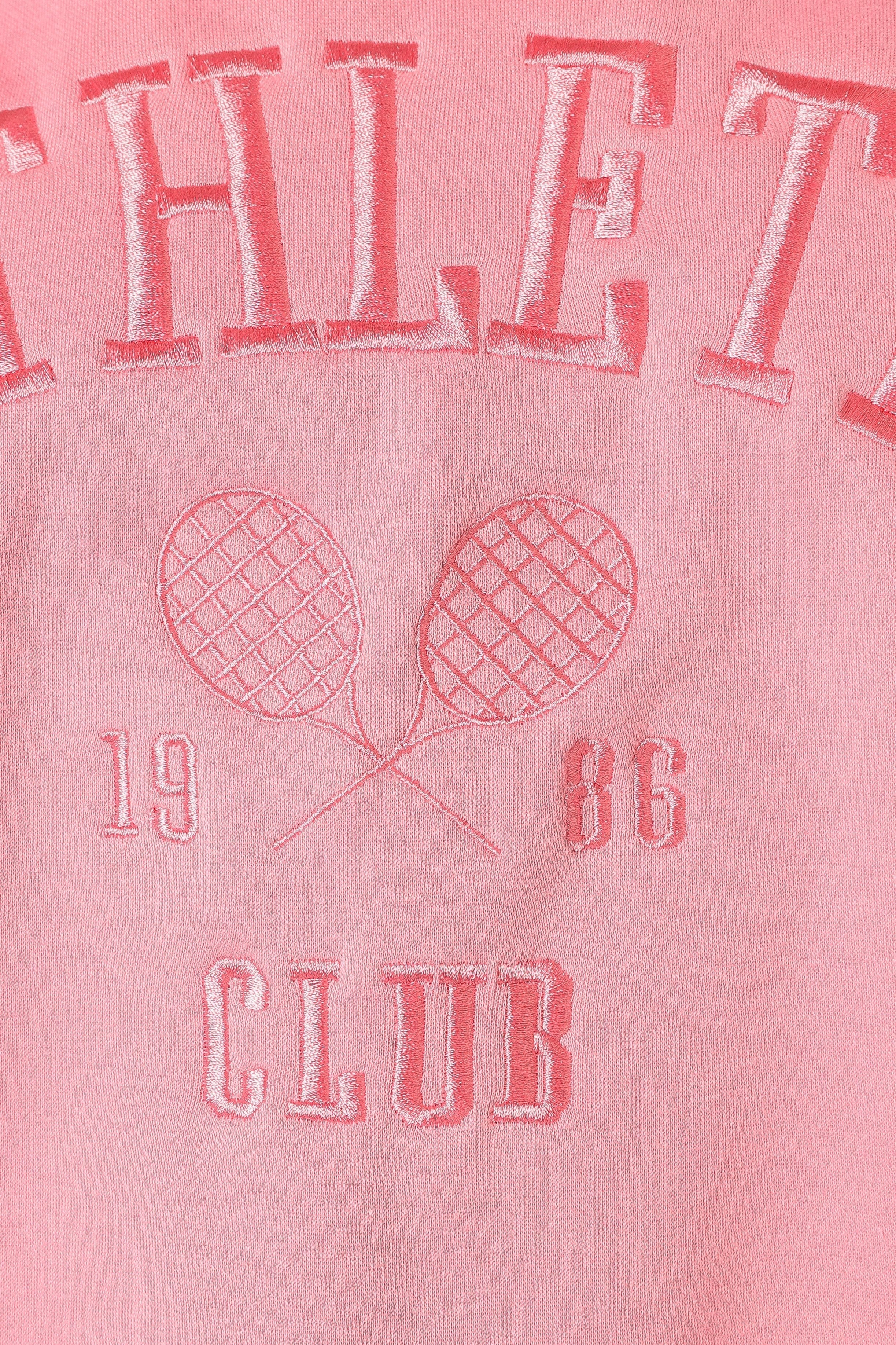 Cora Women's Pink Athletic Sweatshirt - Cozy Crewneck Pullover