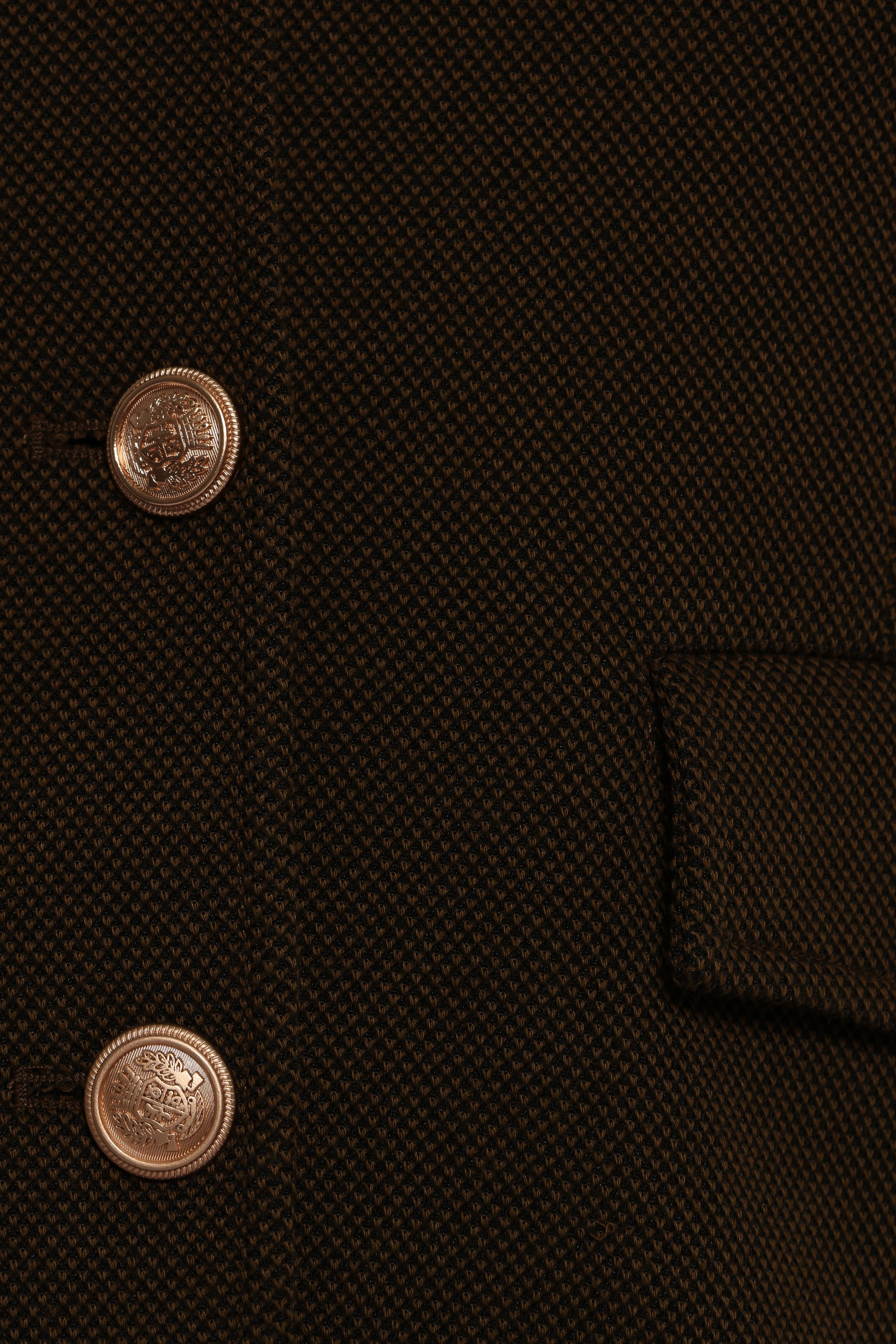 Olive Bandit Long Sleeve Button Down Jacket - Polyester Cotton Blend