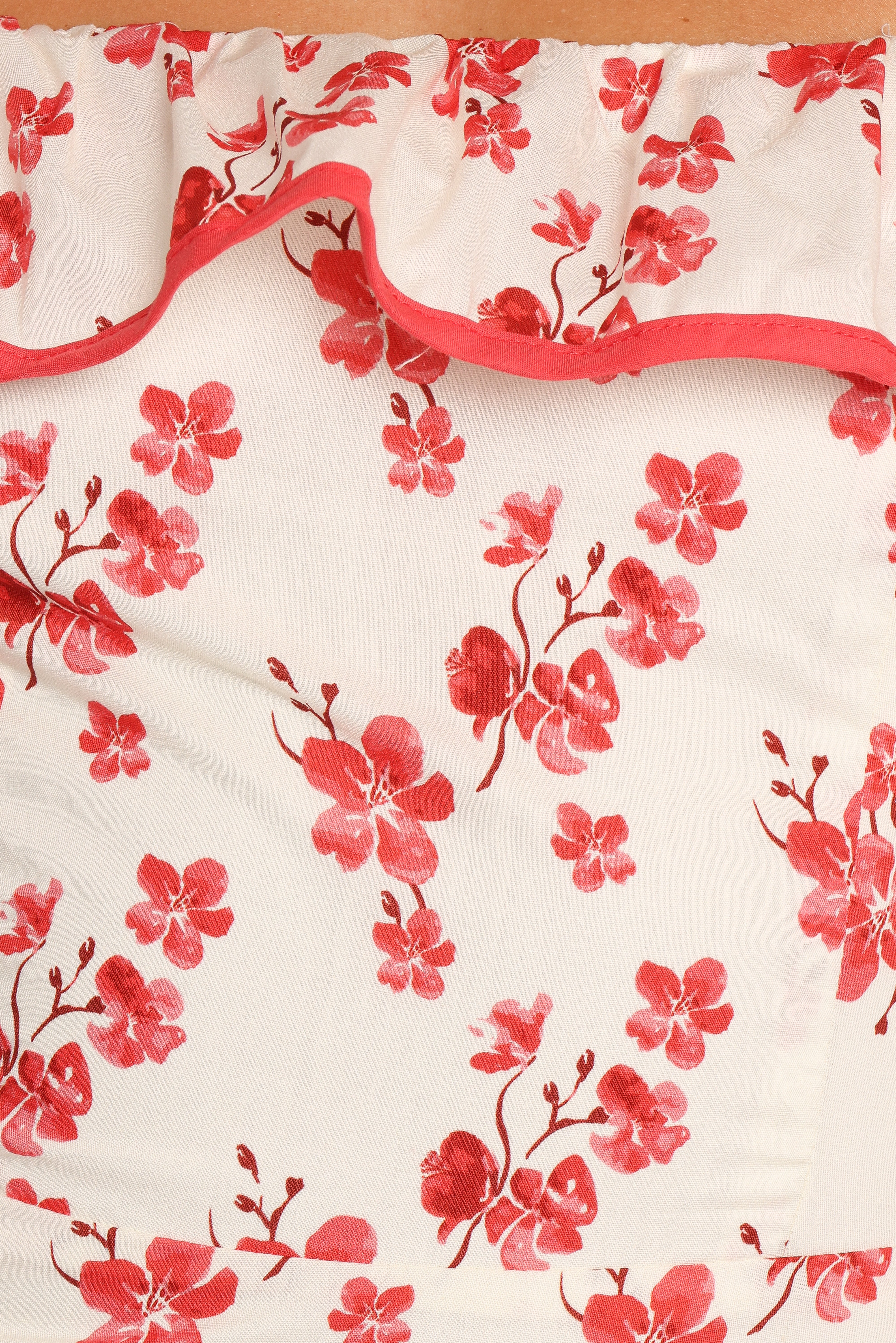 Lucille Floral Maxi Dress with Square Neckline & Back Tie