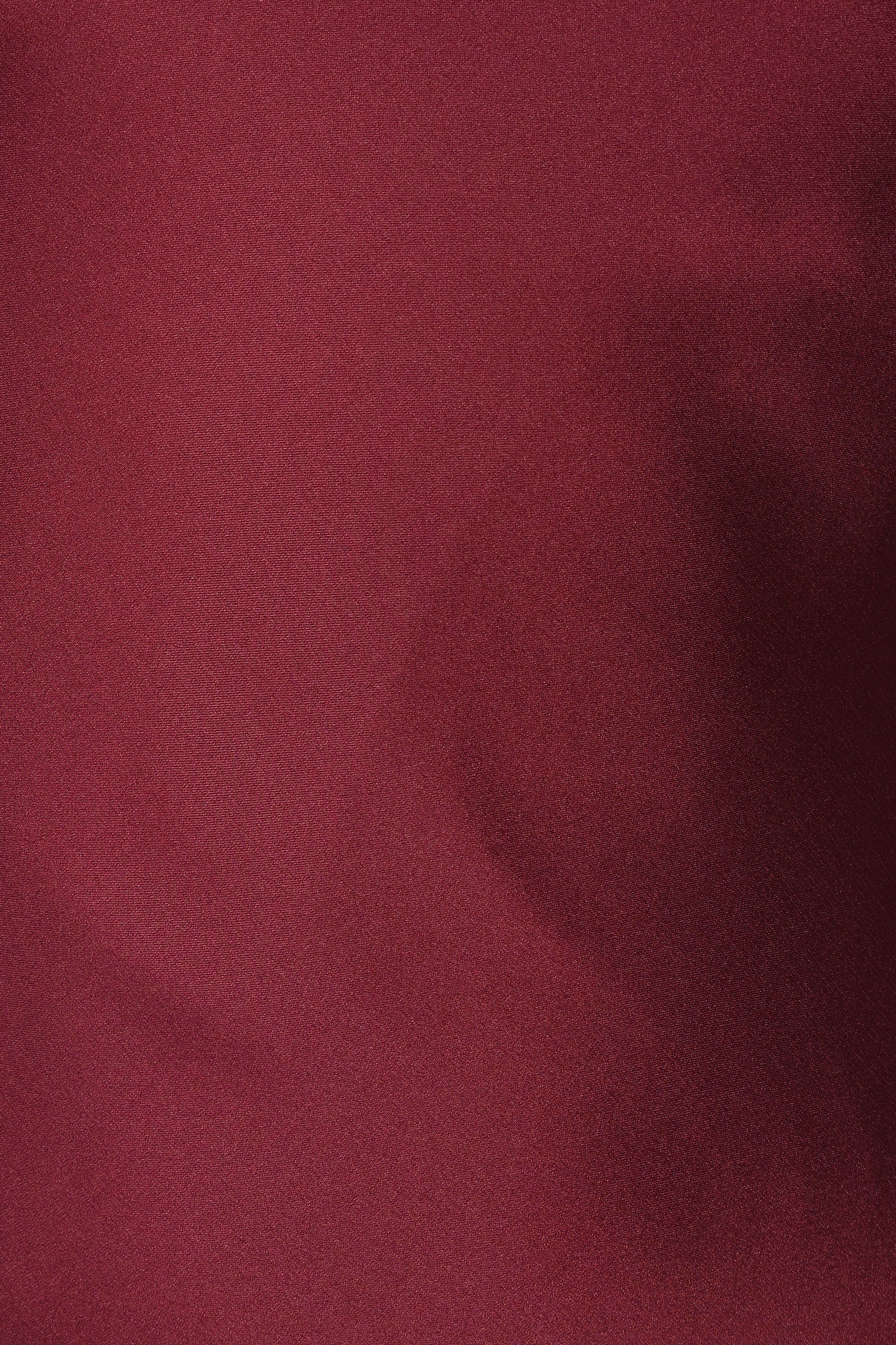 Elegant One Shoulder Midi Dress in Wine - Satin Feel & Adjustable Straps