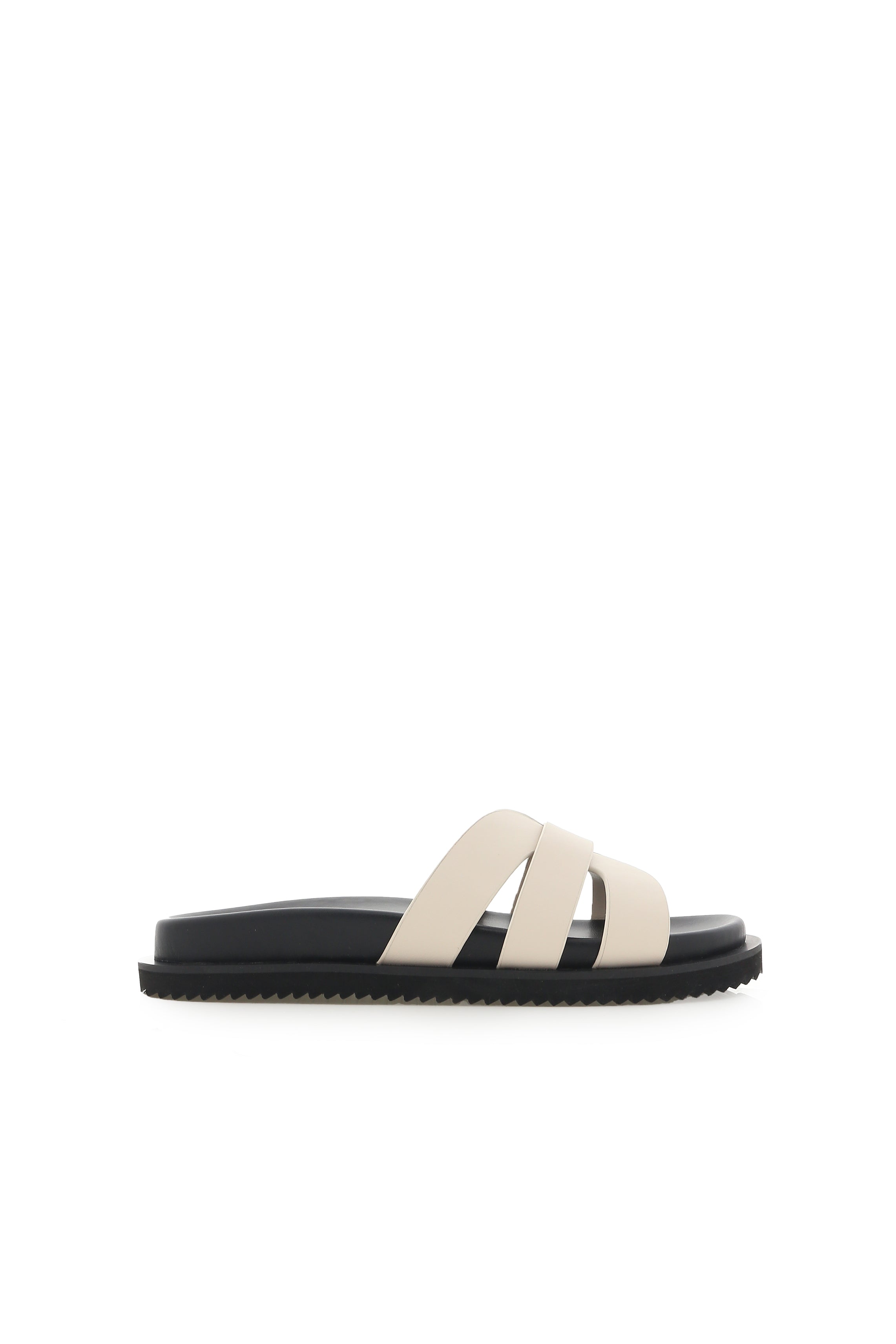 Tamy Bone Sandals - Comfortable Wide Strap Open-Toe Women's Shoes