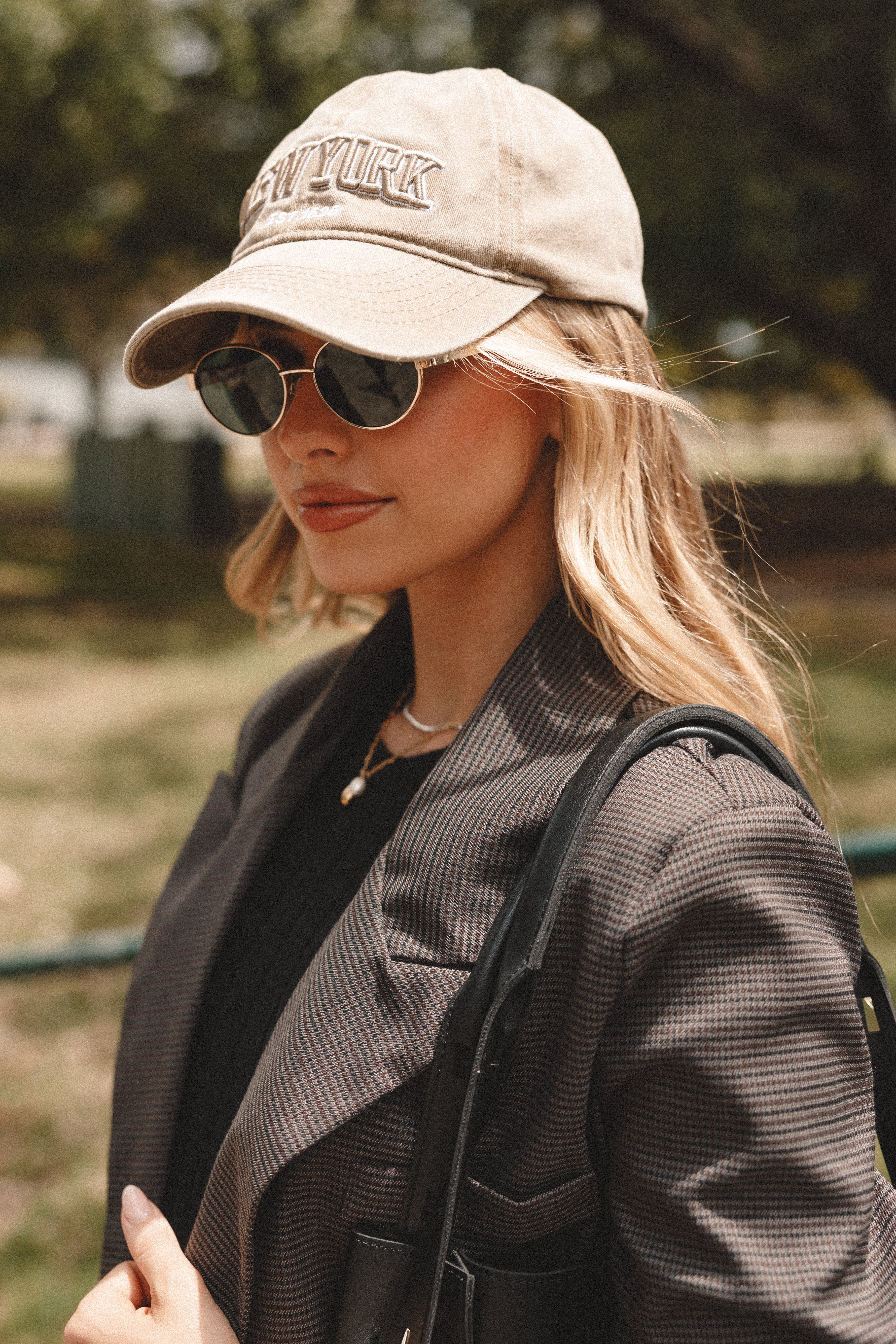 Apollo Cotton Baseball Cap with Adjustable Strap - Tan