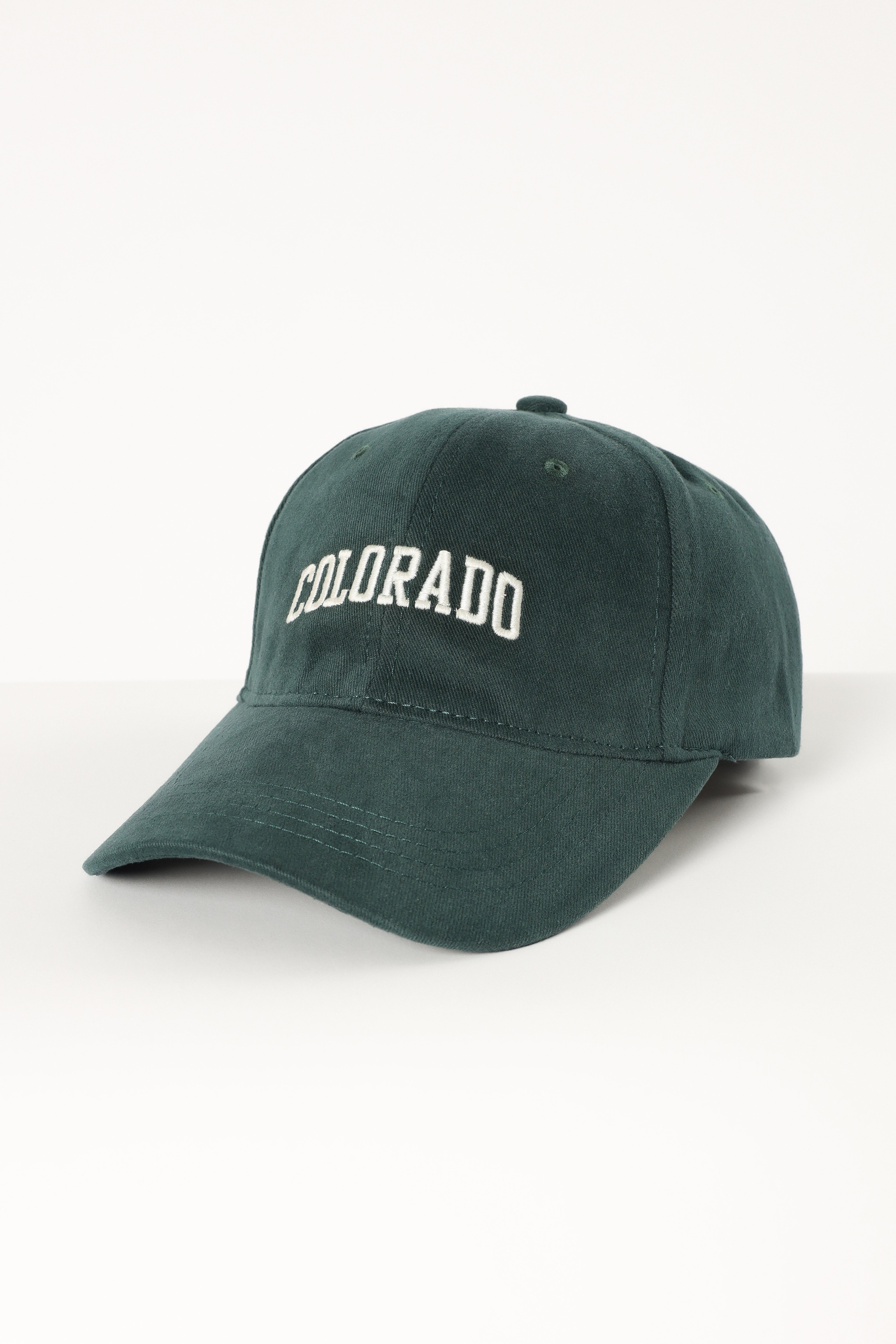 Noah Cap in Forest Green with Adjustable Strap & Embroidery