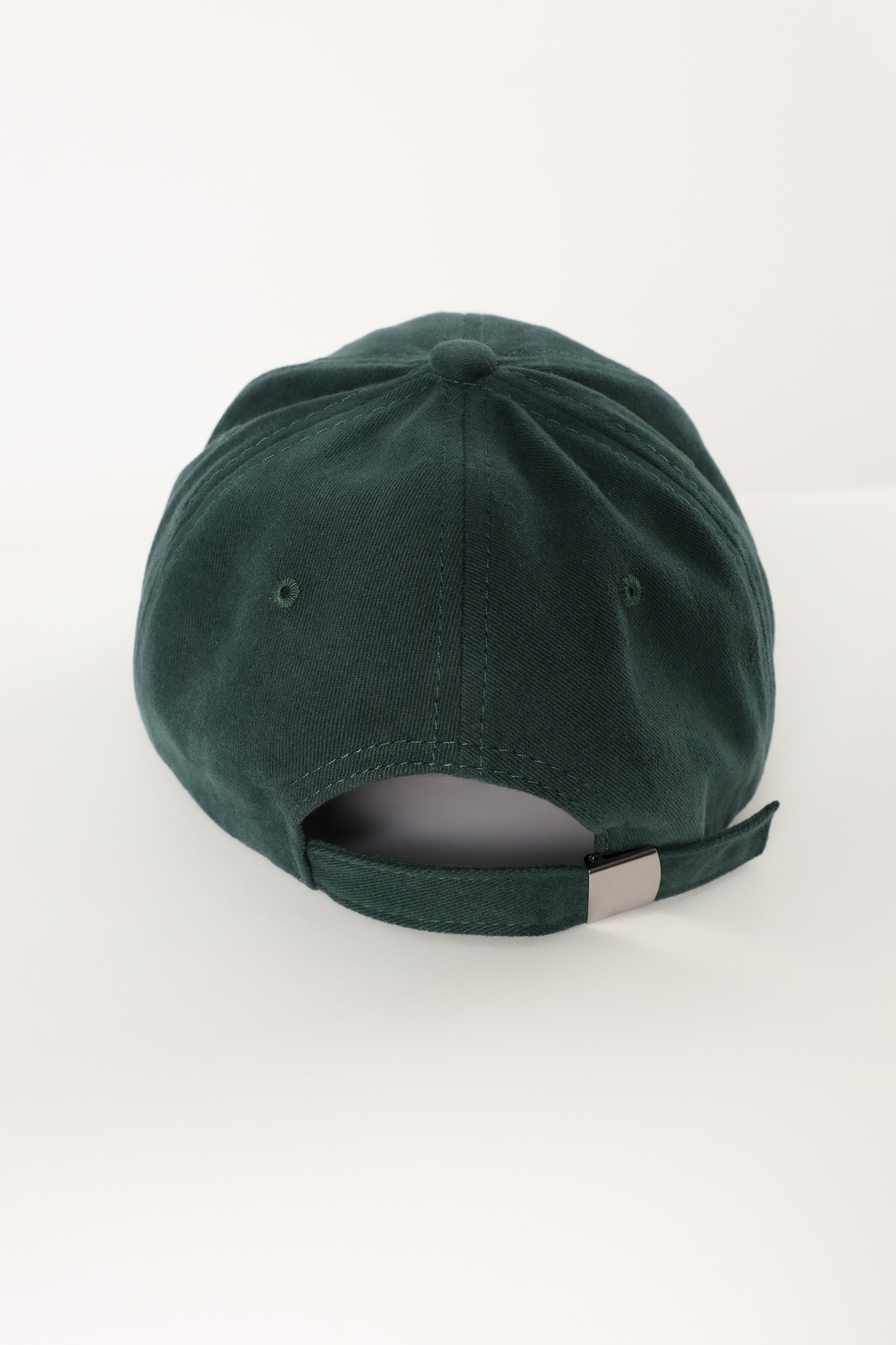 Noah Cap in Forest Green with Adjustable Strap & Embroidery