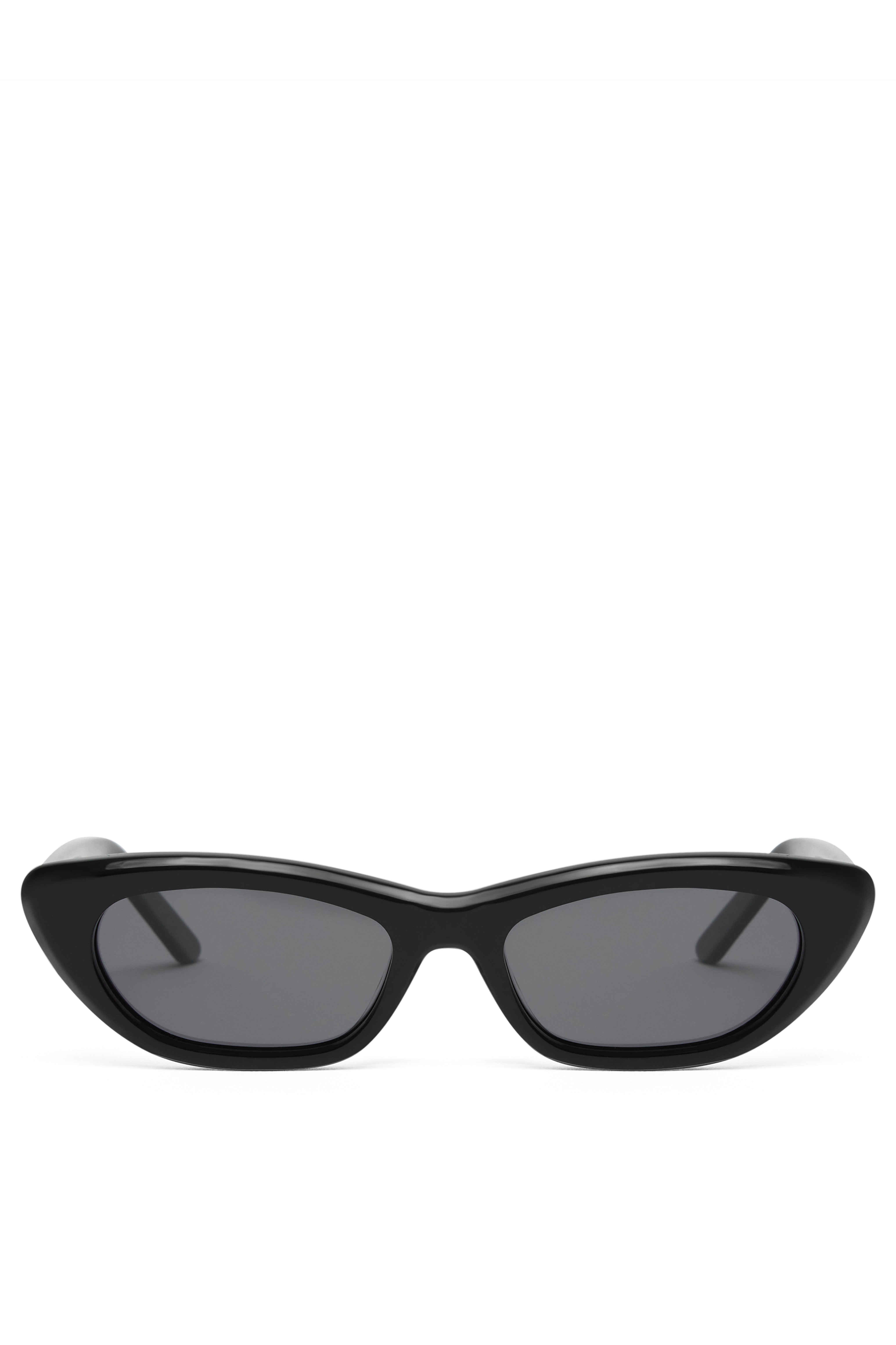 Caroline Cat Eye Sunglasses - Black Acetate Frames, UV Protection