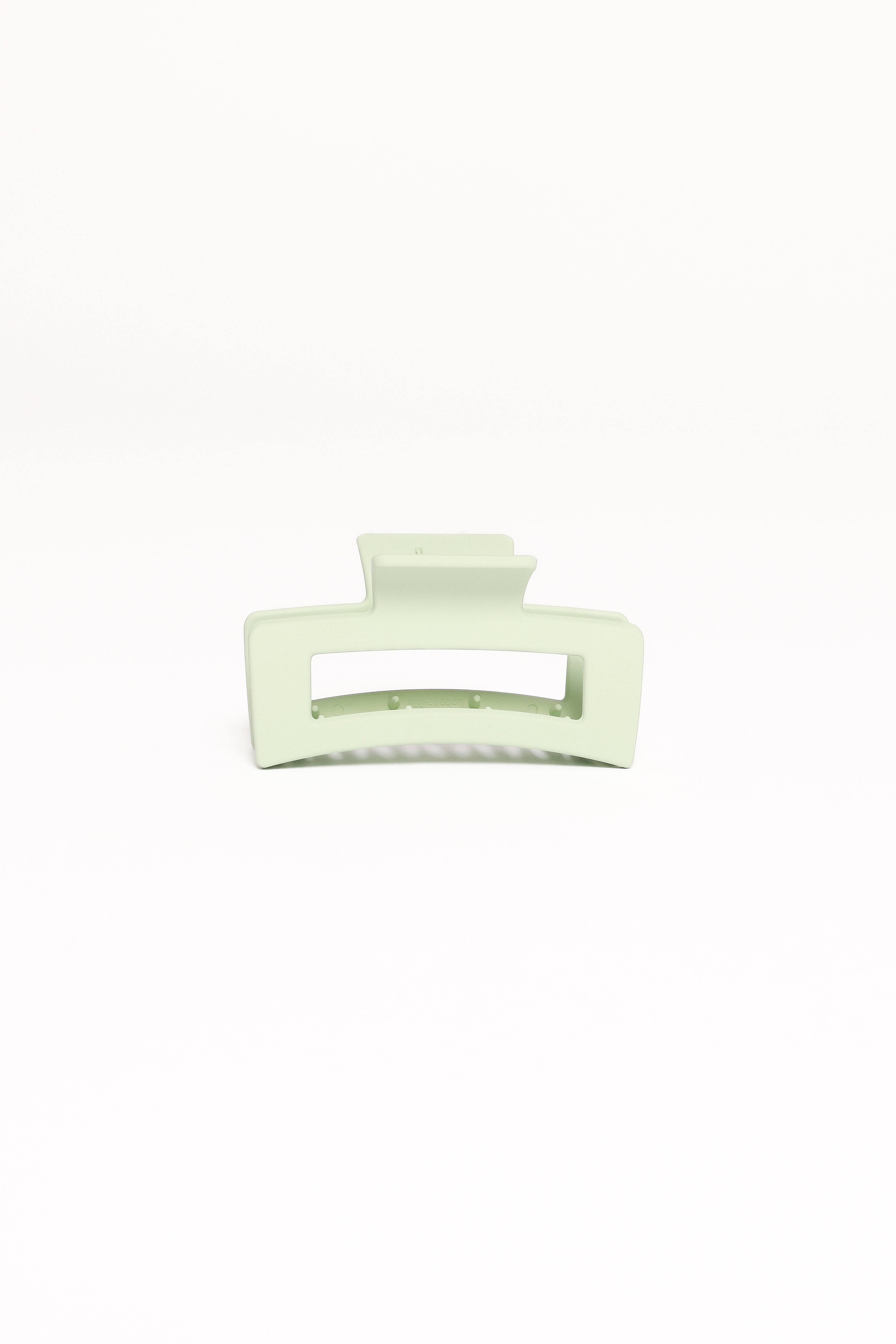 Sage Green Freesia Hair Clip - Rectangle Claw Style Resin