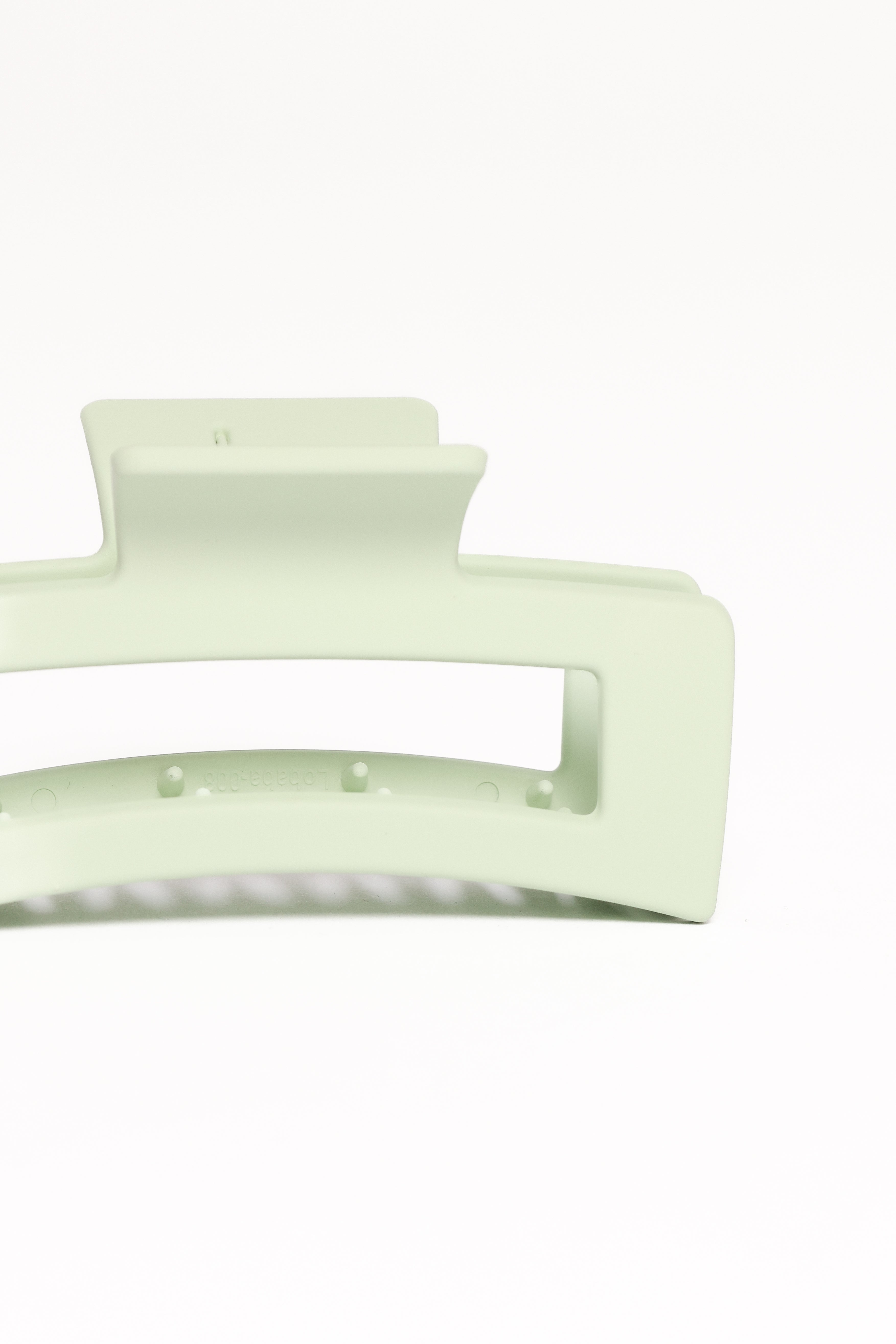 Sage Green Freesia Hair Clip - Rectangle Claw Style Resin