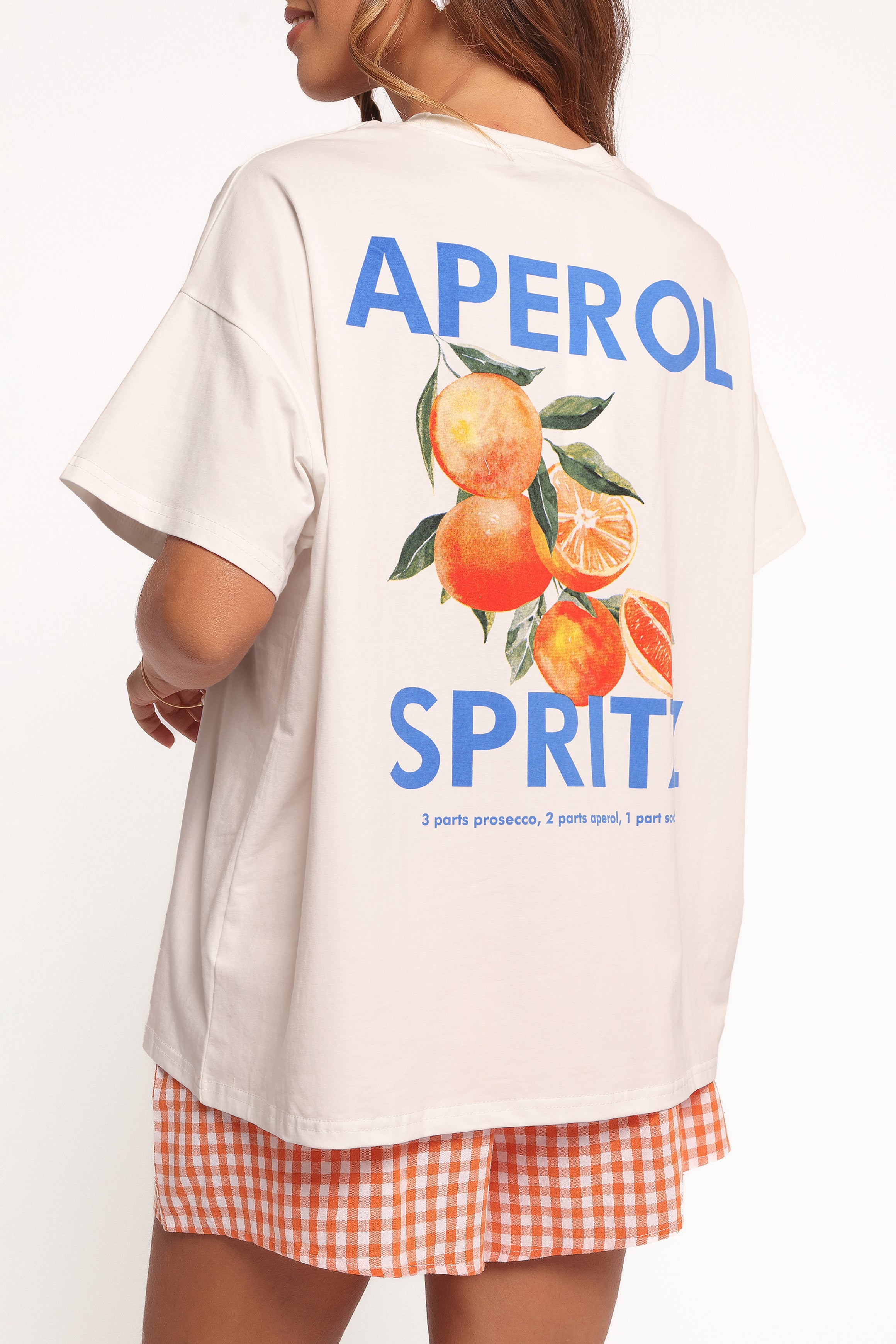 Women's Emilia Short Set - Aperol Orange Cotton Lounge Set