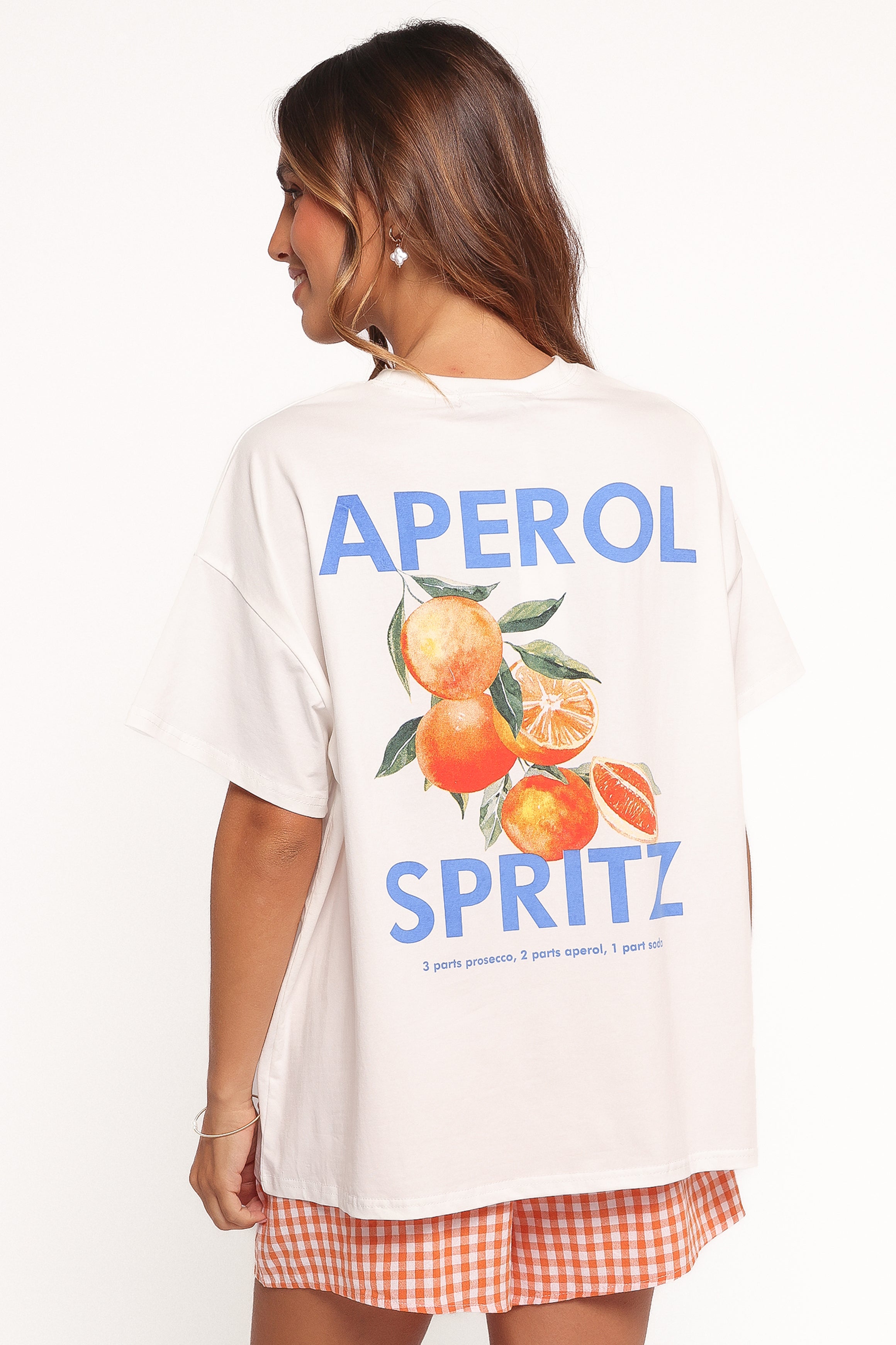 Women's Emilia Short Set - Aperol Orange Cotton Lounge Set