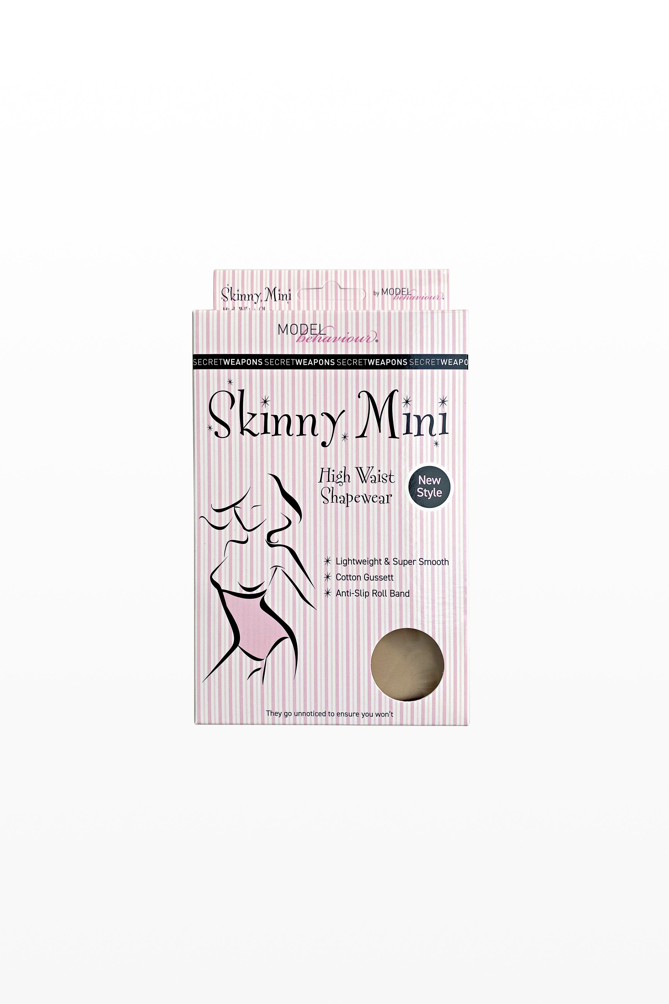 High Waist Shapewear Skinny Mini - Seamless Nude Body Shaper