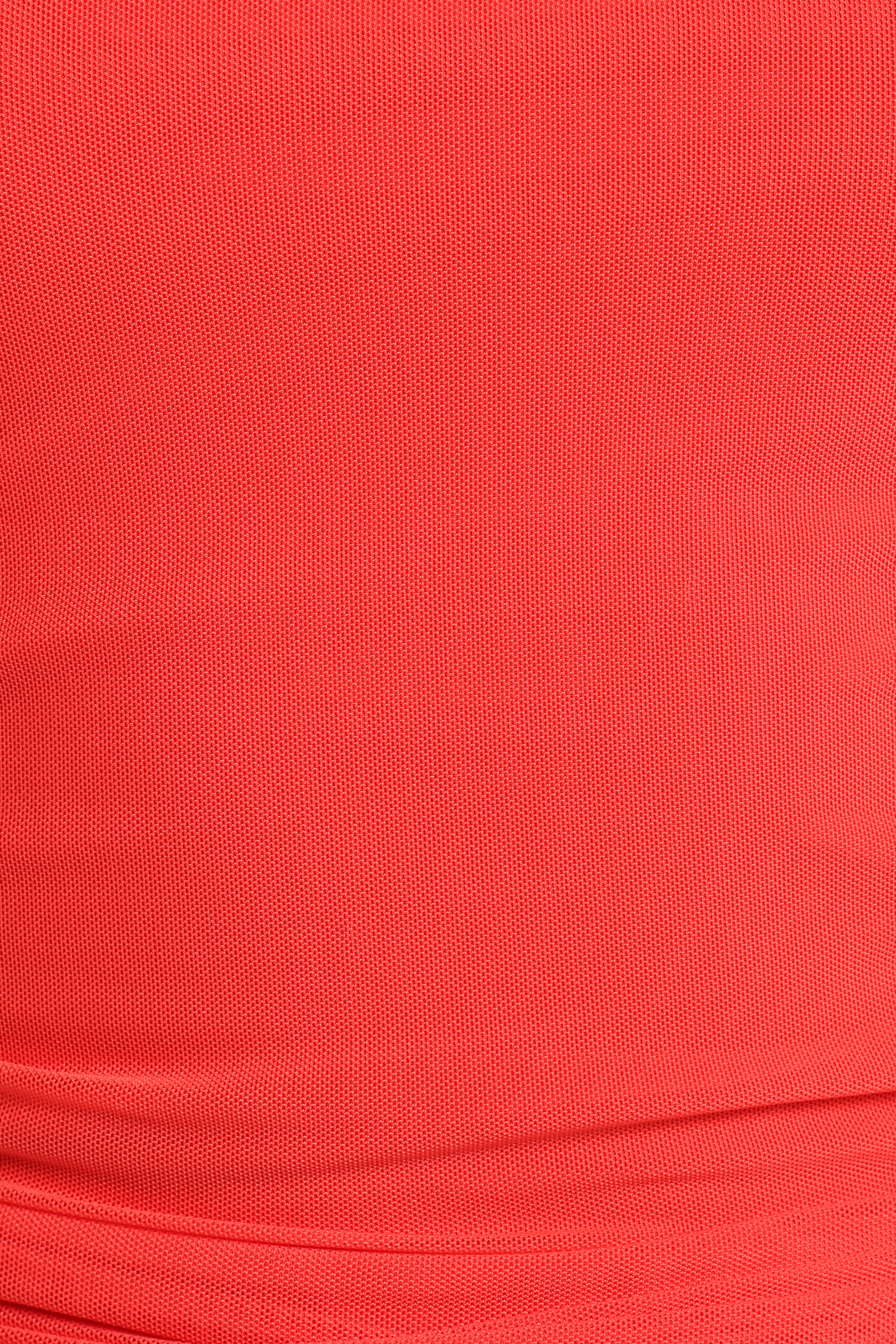 Boston Halter Neck Top - Coral Backless Mesh Design