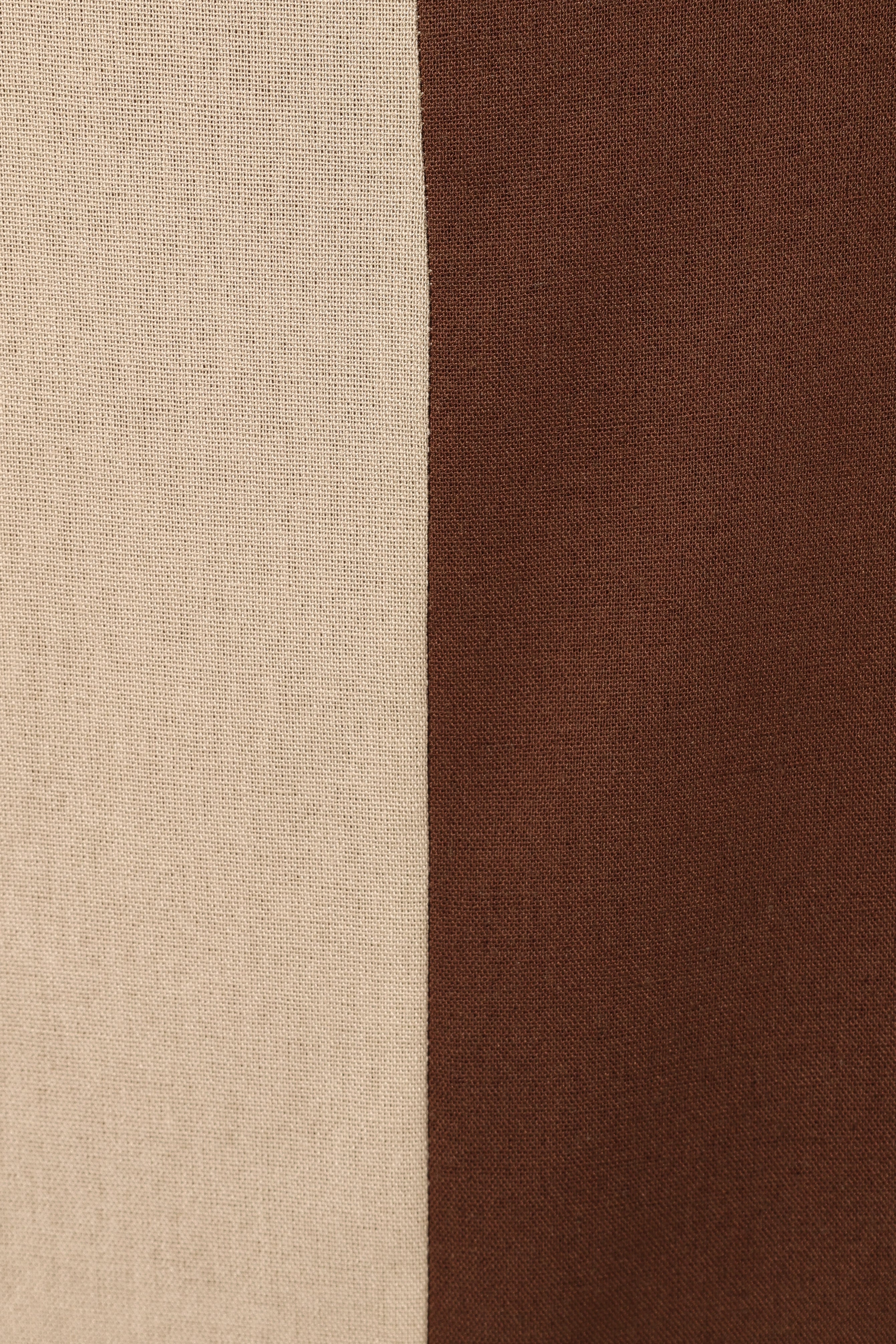 Lindi Brown Beige Maxi Dress - Sleeveless Open Back Shift Style