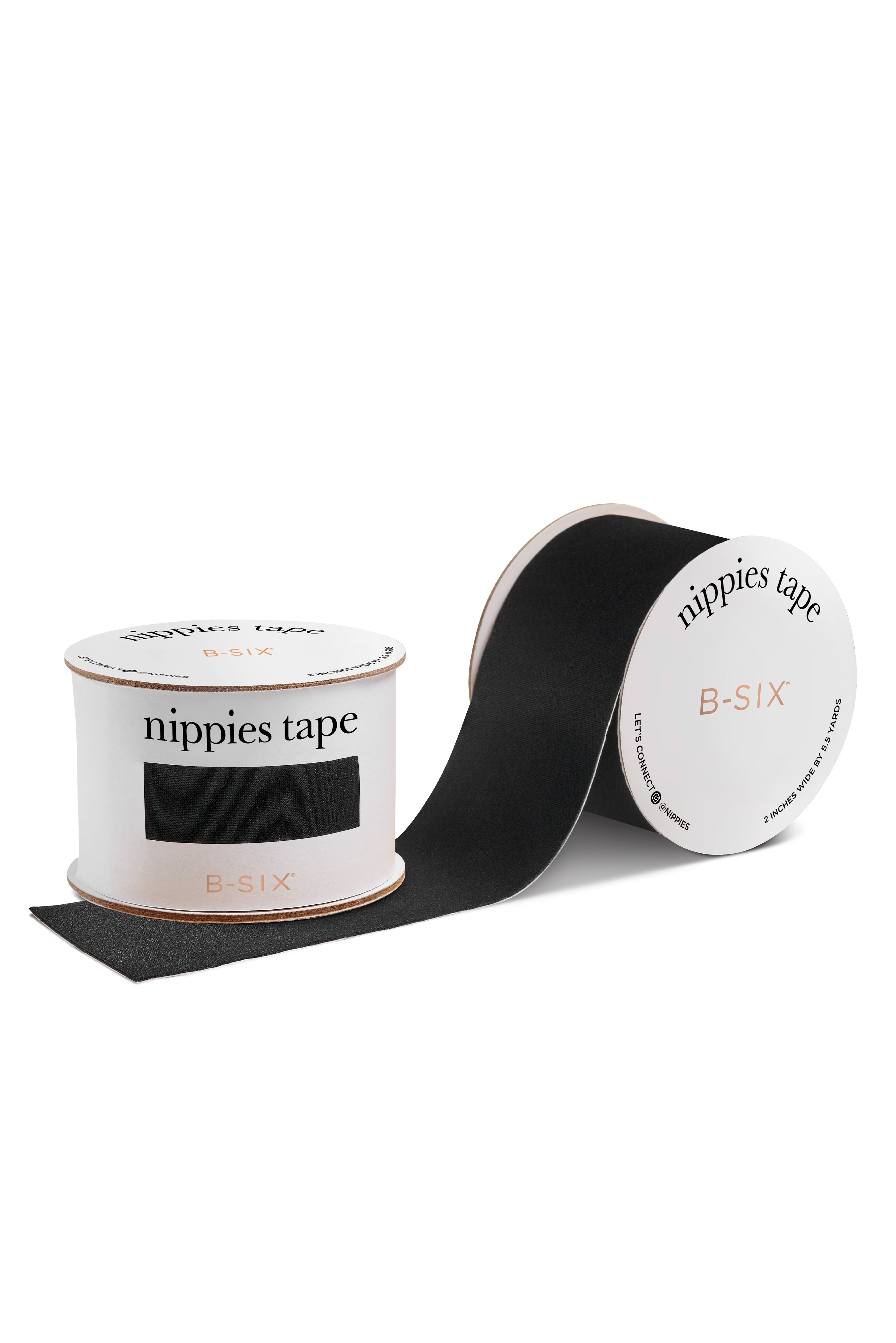 Nippies Breast Tape - Black Stretch Nipple Covers for Sensitive Skin