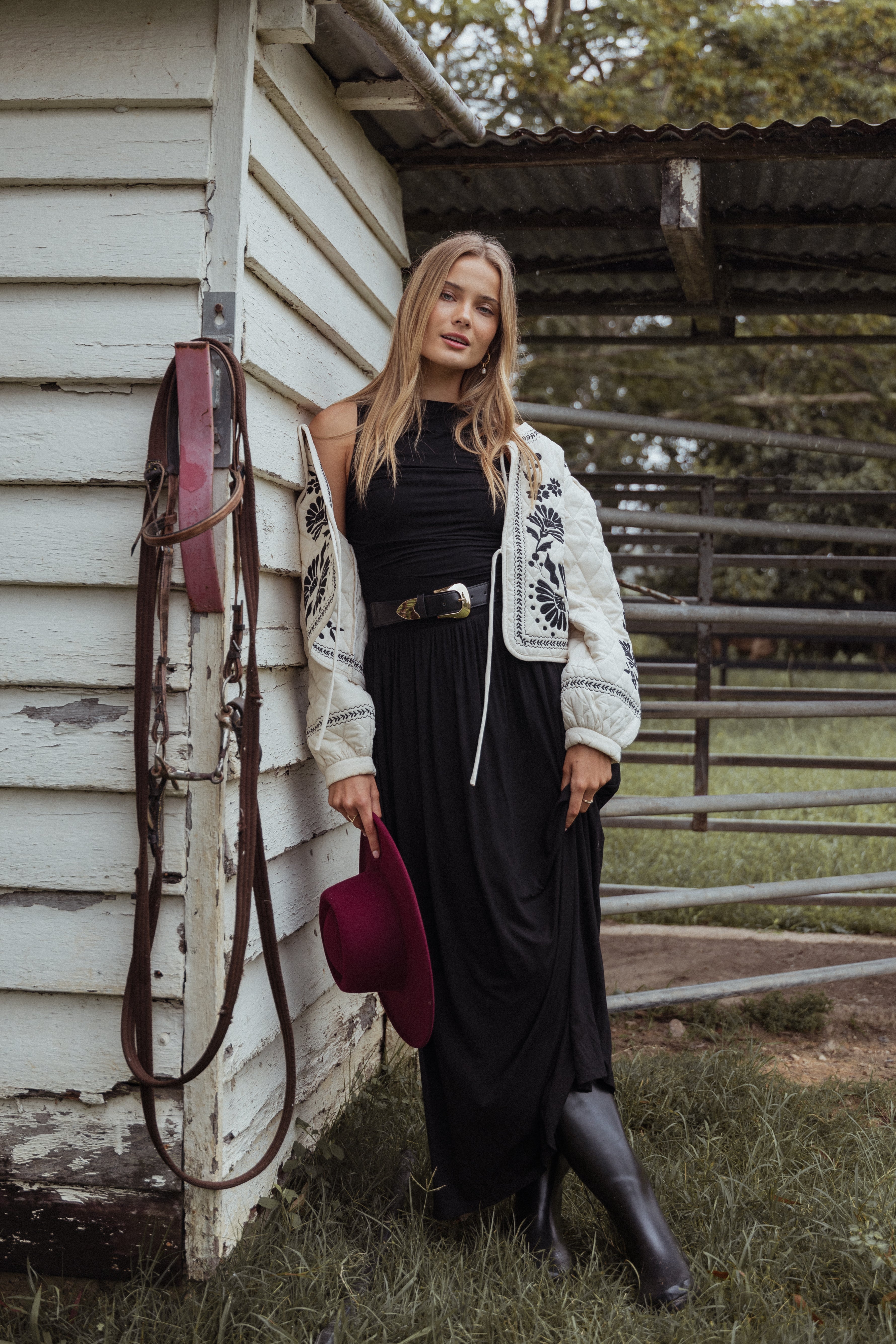 Black Shirley Maxi Dress - Sleeveless A-Line Evening Gown